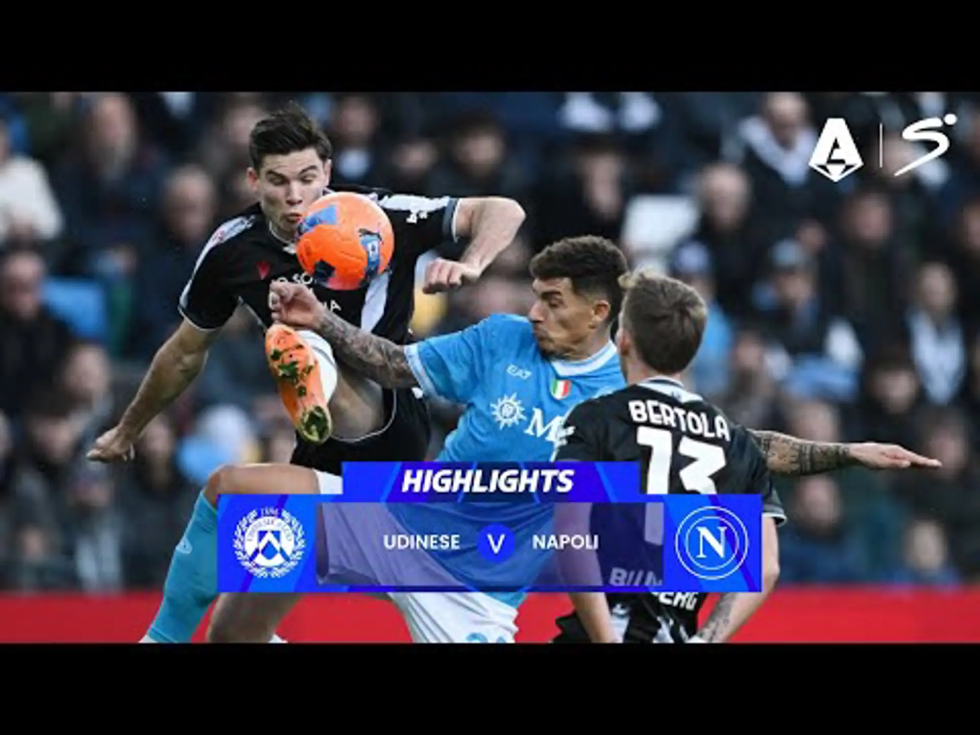 Udinese v Napoli | Match Highlights | Italian Serie A Matchday 15