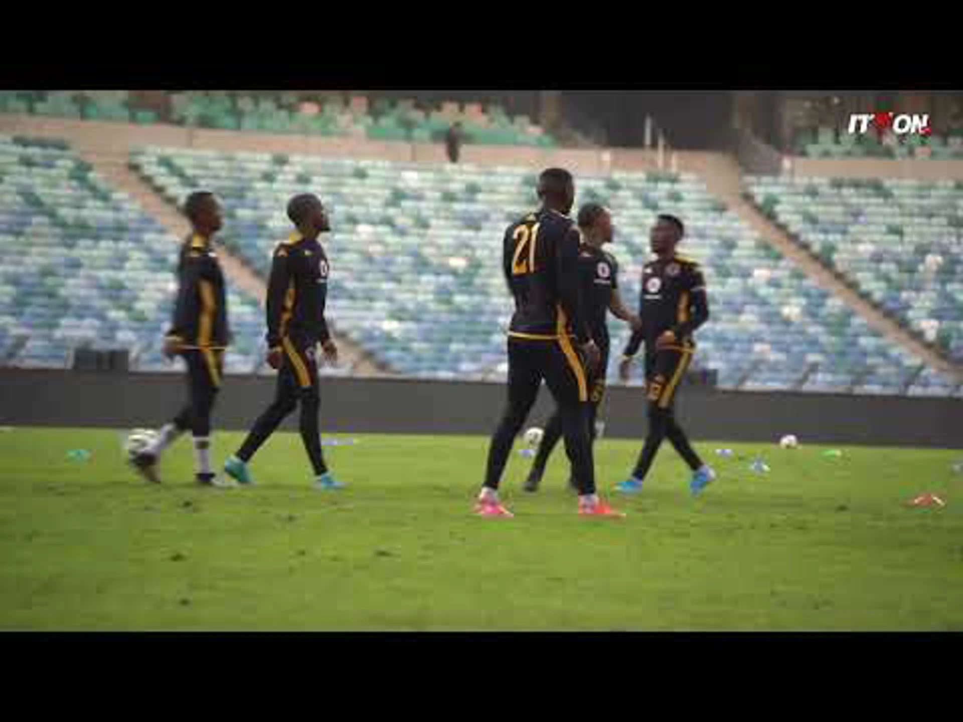 Kaizer Chiefs' training session at the Moses Mabhida Stadium