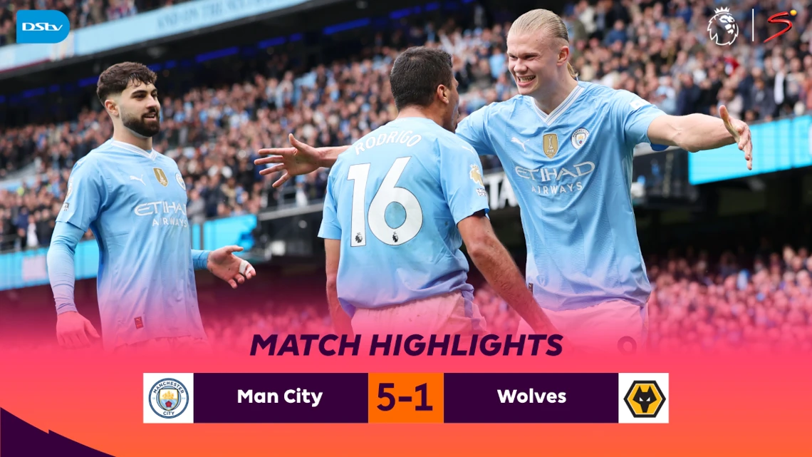 Manchester City v Wolverhampton | Match in 3 Minutes | Premier League | Highlights