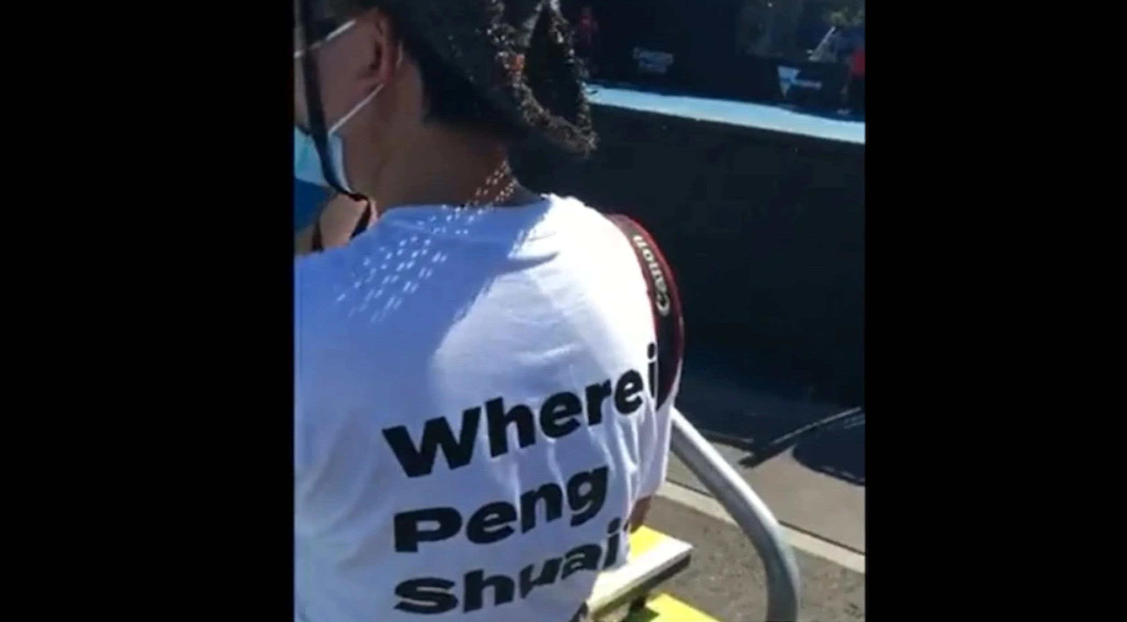 Australian Open defends ban on 'Where is Peng Shuai?' T-shirts