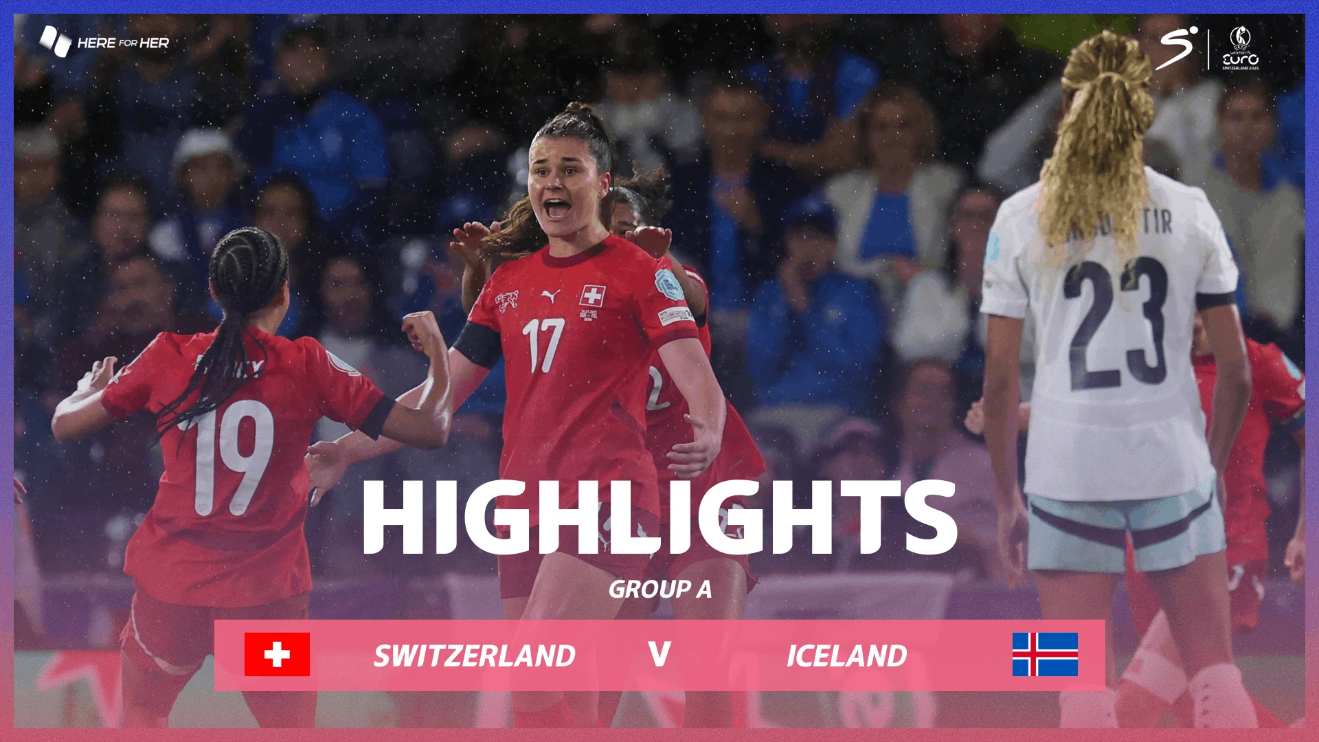 Switzerland v Iceland | Match Highlights | UEFA Women's Euro