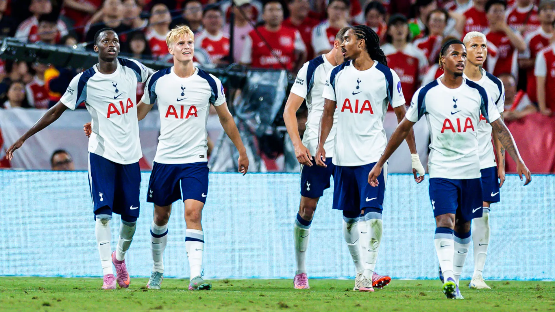 Stunning Sarr strike gives Tottenham victory over Arsenal