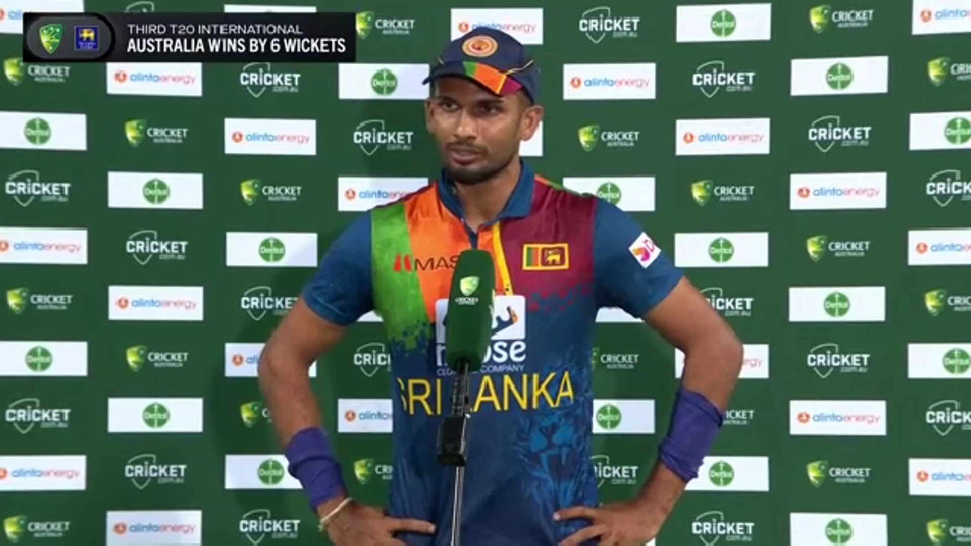 Twenty20 International | Australia v Sri Lanka | 3rd T20 | Post match interview with Dasun Shanaka