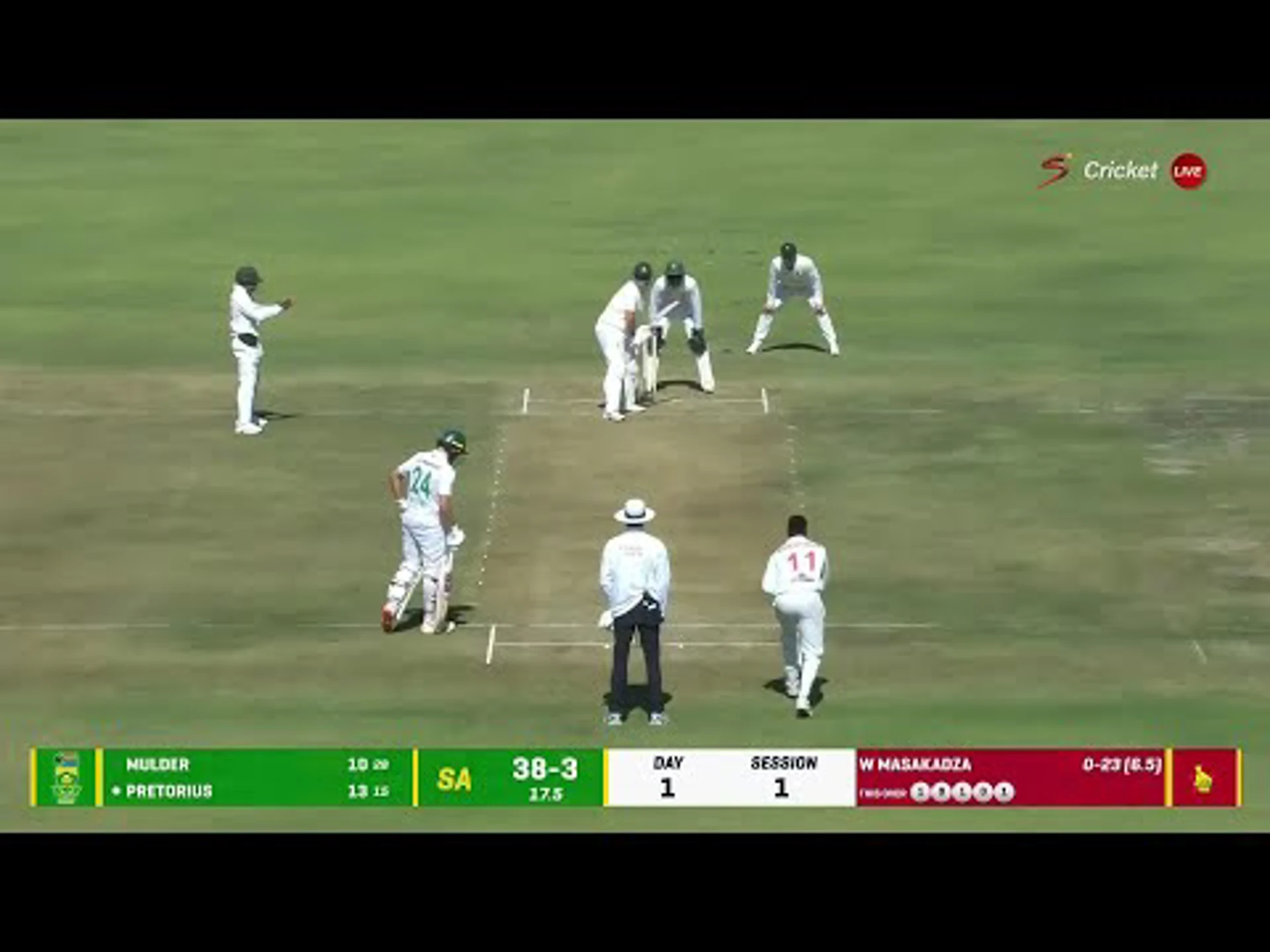 Zimbabwe v South Africa | 1st Test | 1st day