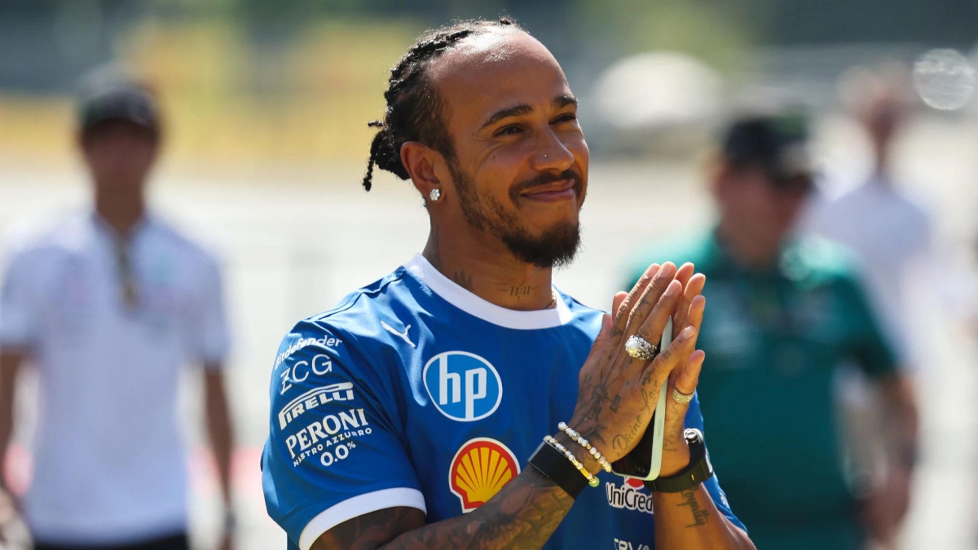 Hamilton optimistic of elusive first Ferrari podium