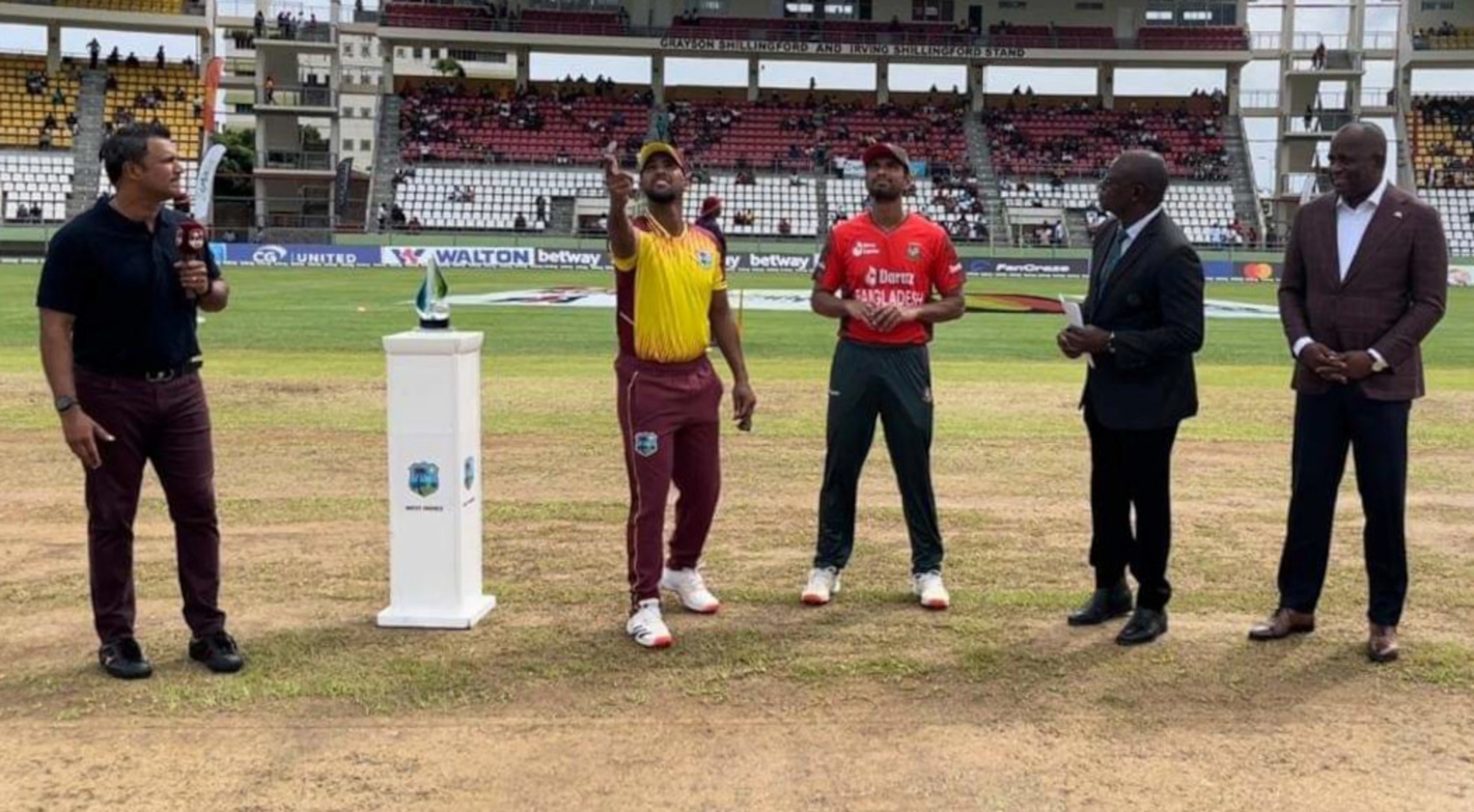 Rain forces no-result in Windies' first T20 with Bangladesh