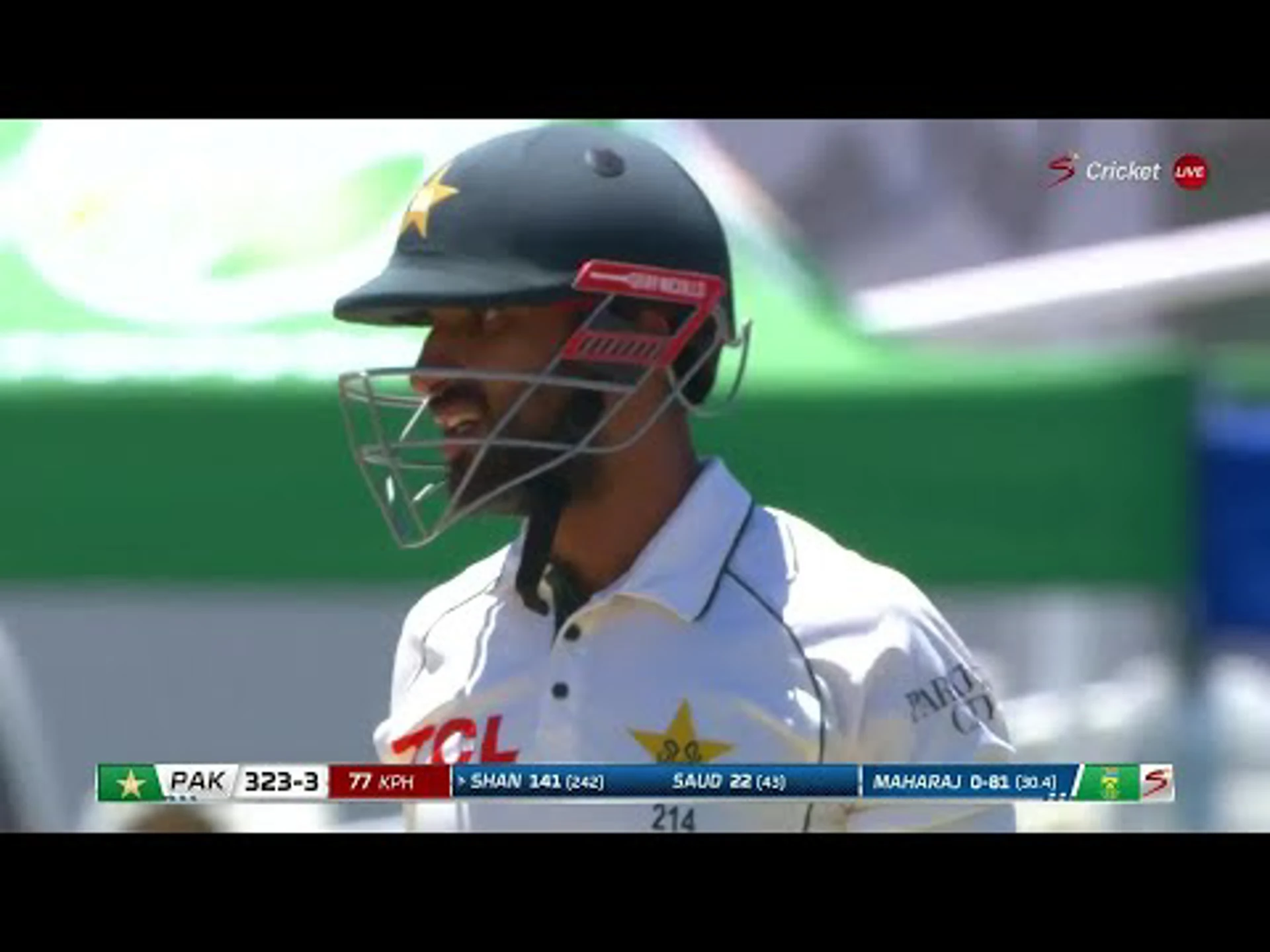 South Africa v Pakistan | 2nd Test | 3rd innings | Shan Masood 100