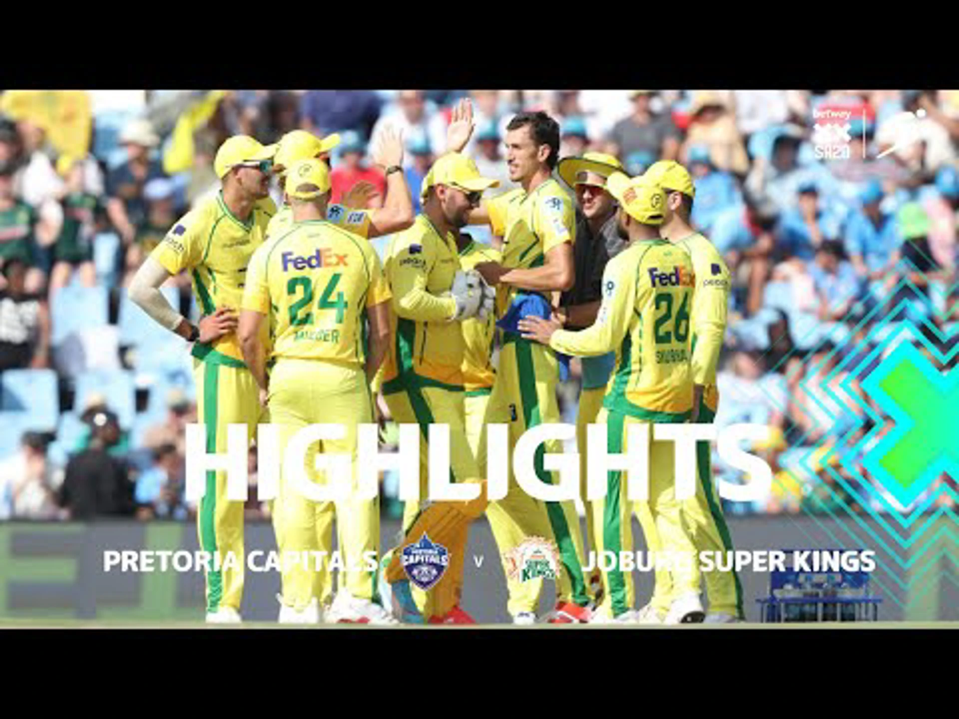 Pretoria Capitals v Joburg Super Kings | Short Highlights | Betway SA20