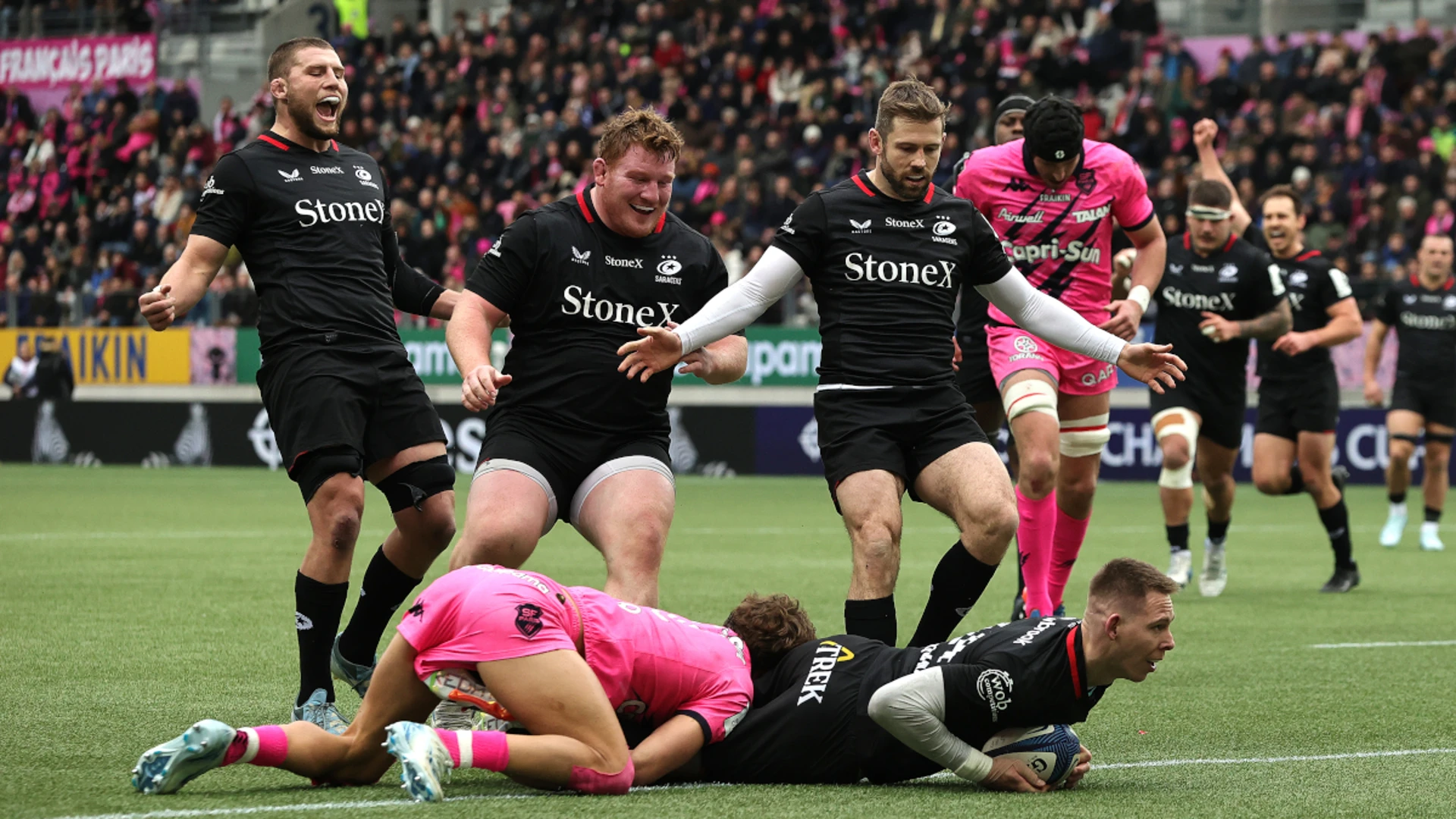 Saracens exploit Stade's poor discipline as Treviso edge Bath