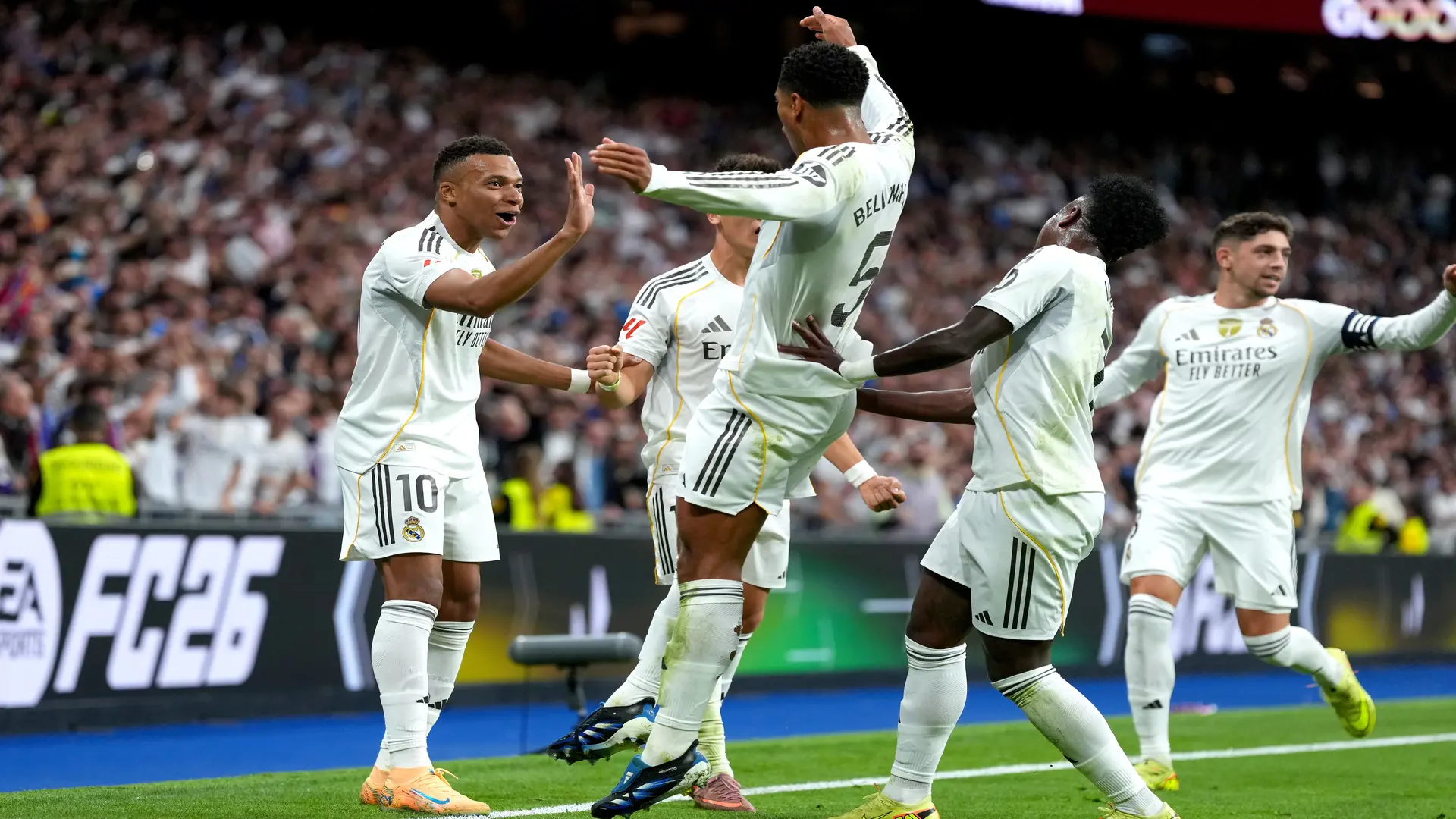FIERY EL CLASICO: Mbappe, Bellingham strike as Real edge Barca