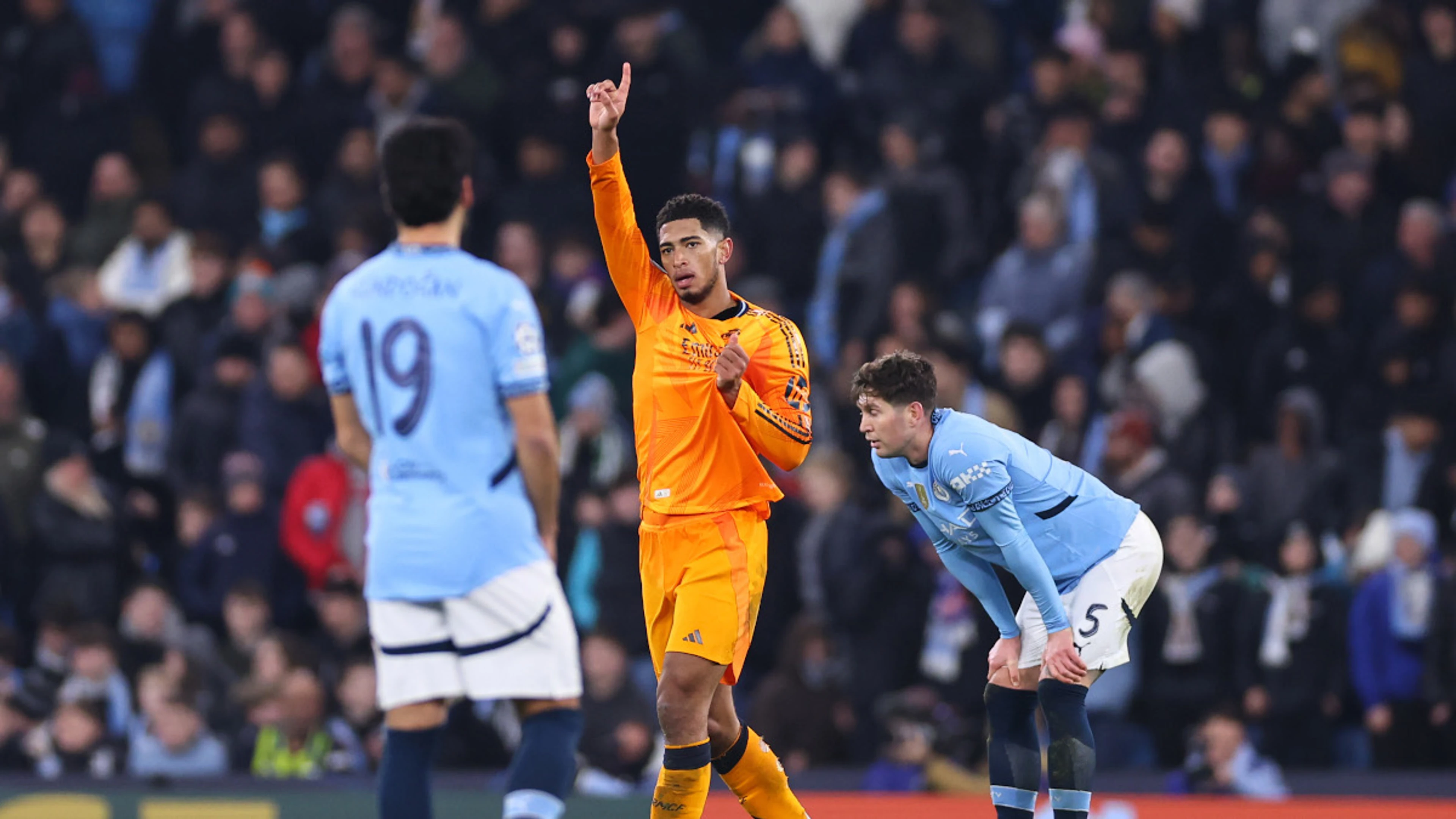 Bellingham strikes late as Real Madrid pile misery on Man City