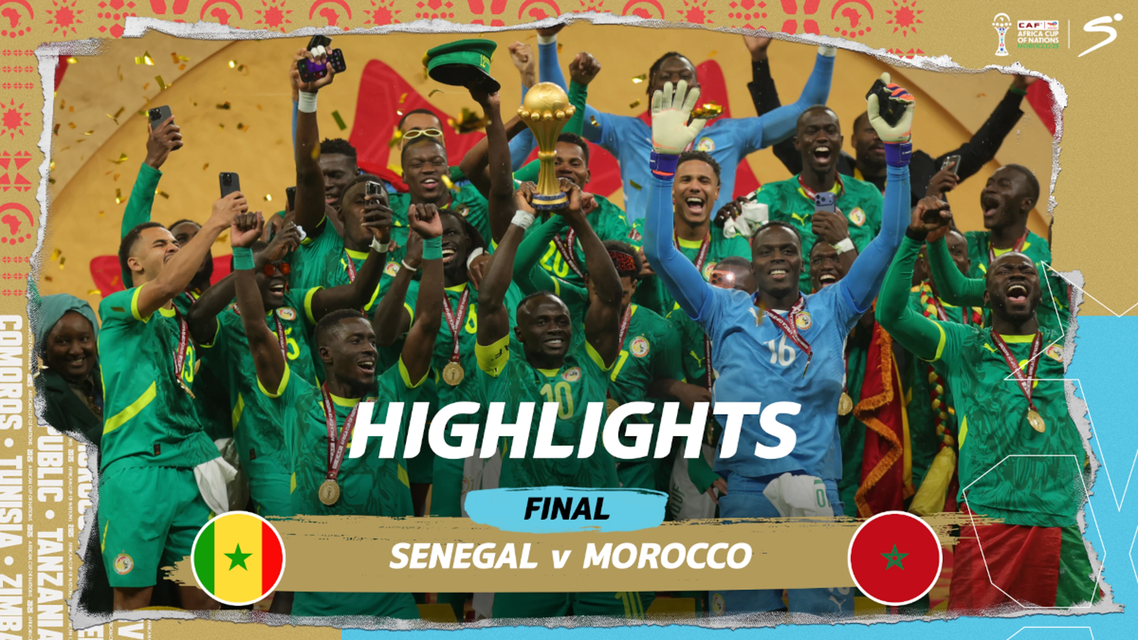 Senegal v Morocco | Match in 3 | CAF Africa Cup of Nations Morocco 2025