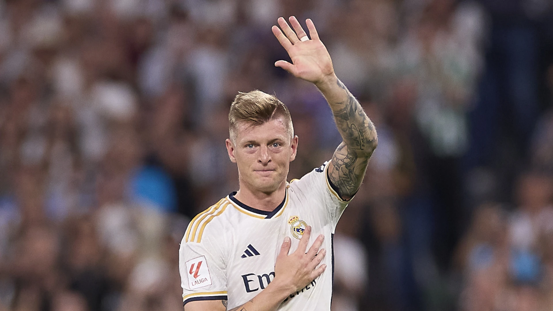 Kroos bids emotional farewell to Real fans