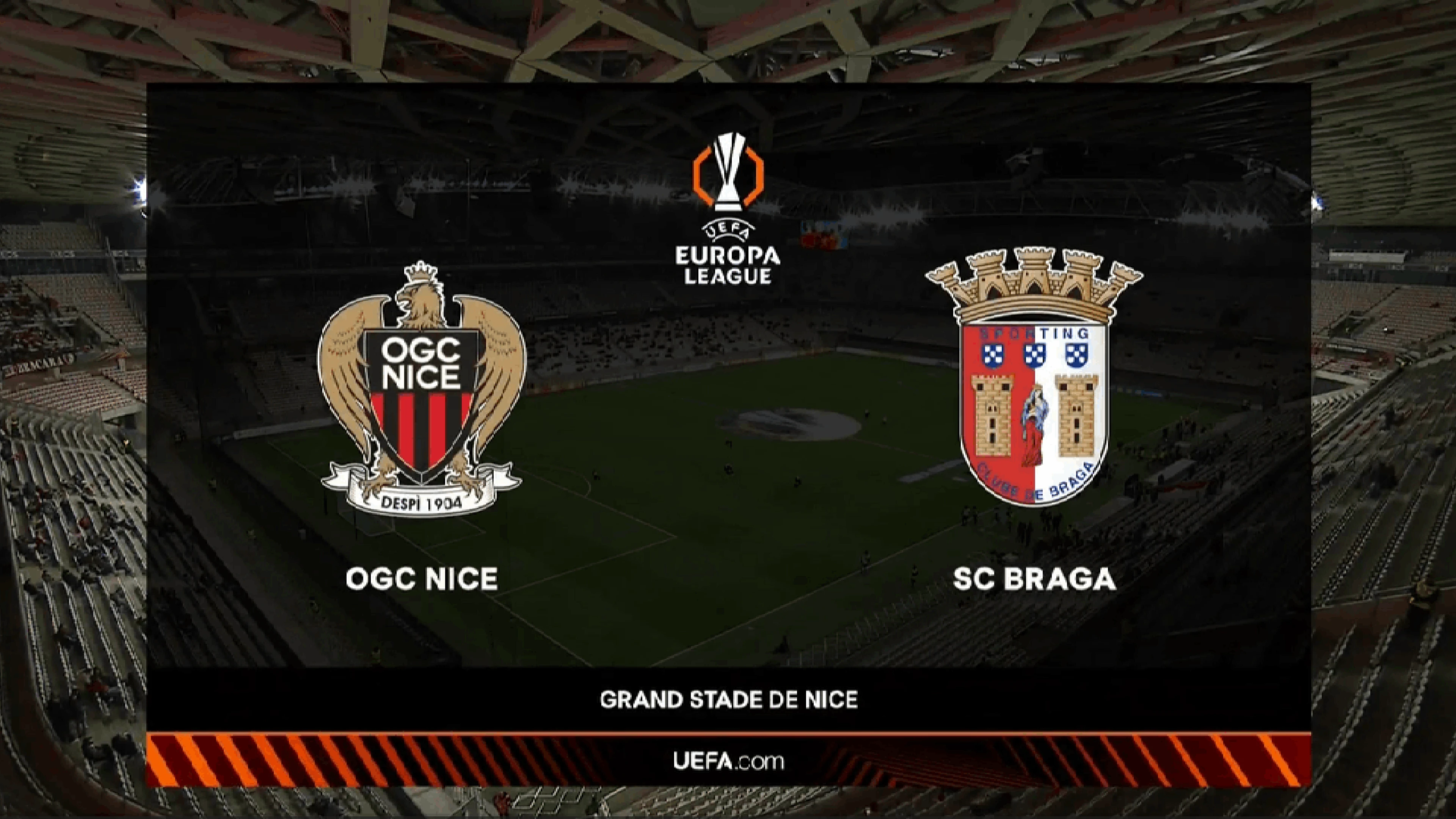Nice v Braga | Match Highlights | UEFA Europa League