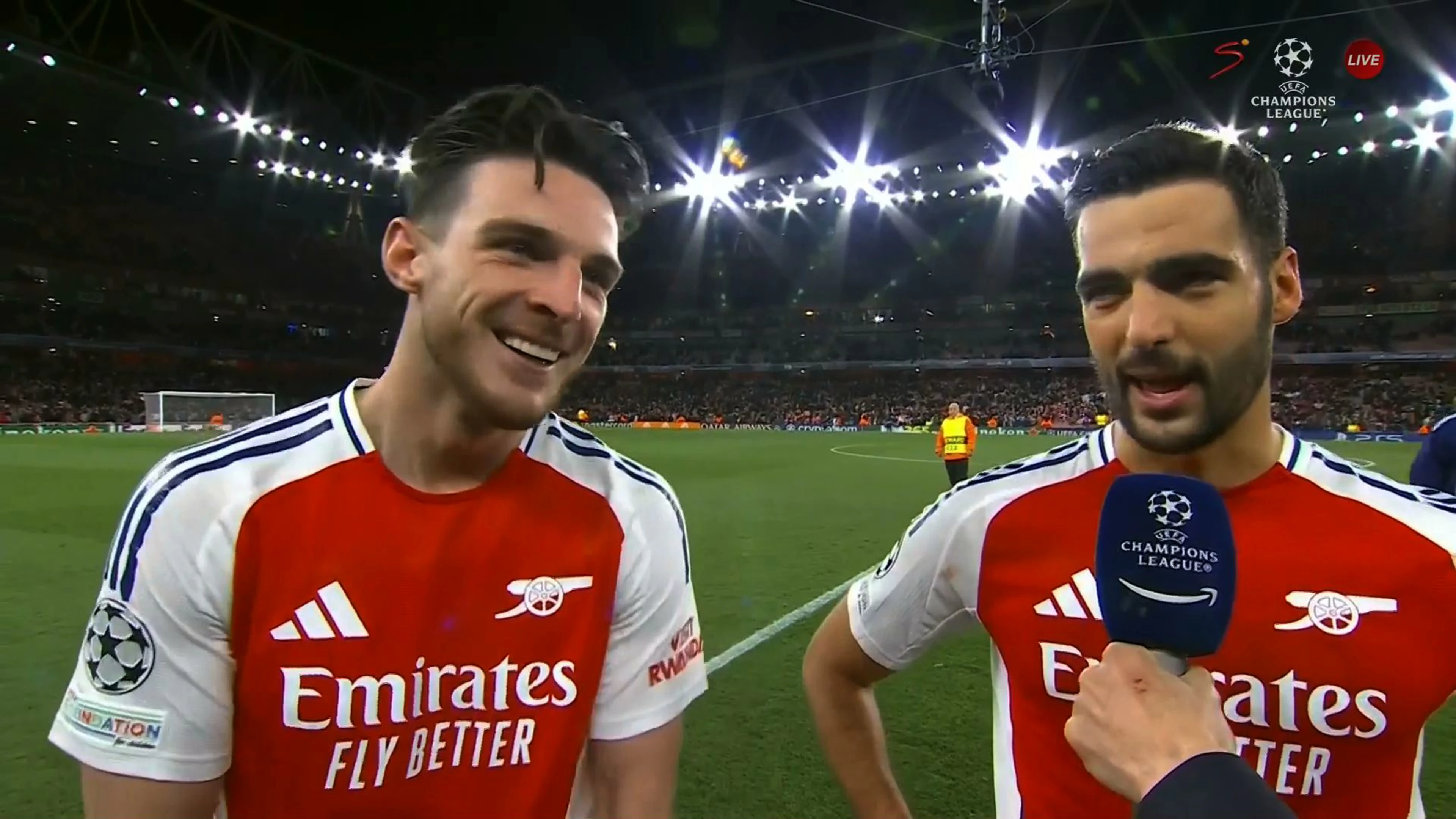 I am over the moon - Declan Rice | Arsenal v Real Madrid