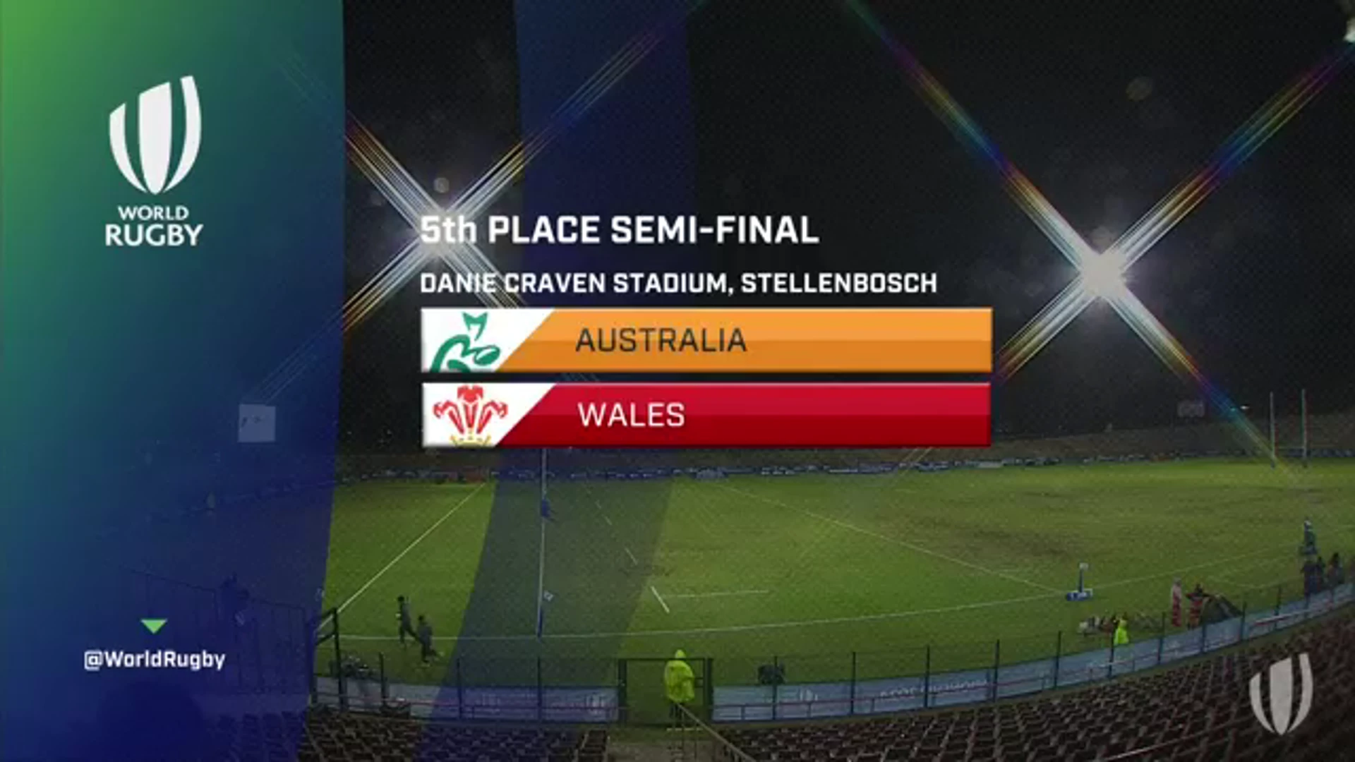 Australia v Wales | 5th Place Semi-Final | World Rugby Under 20 Championship