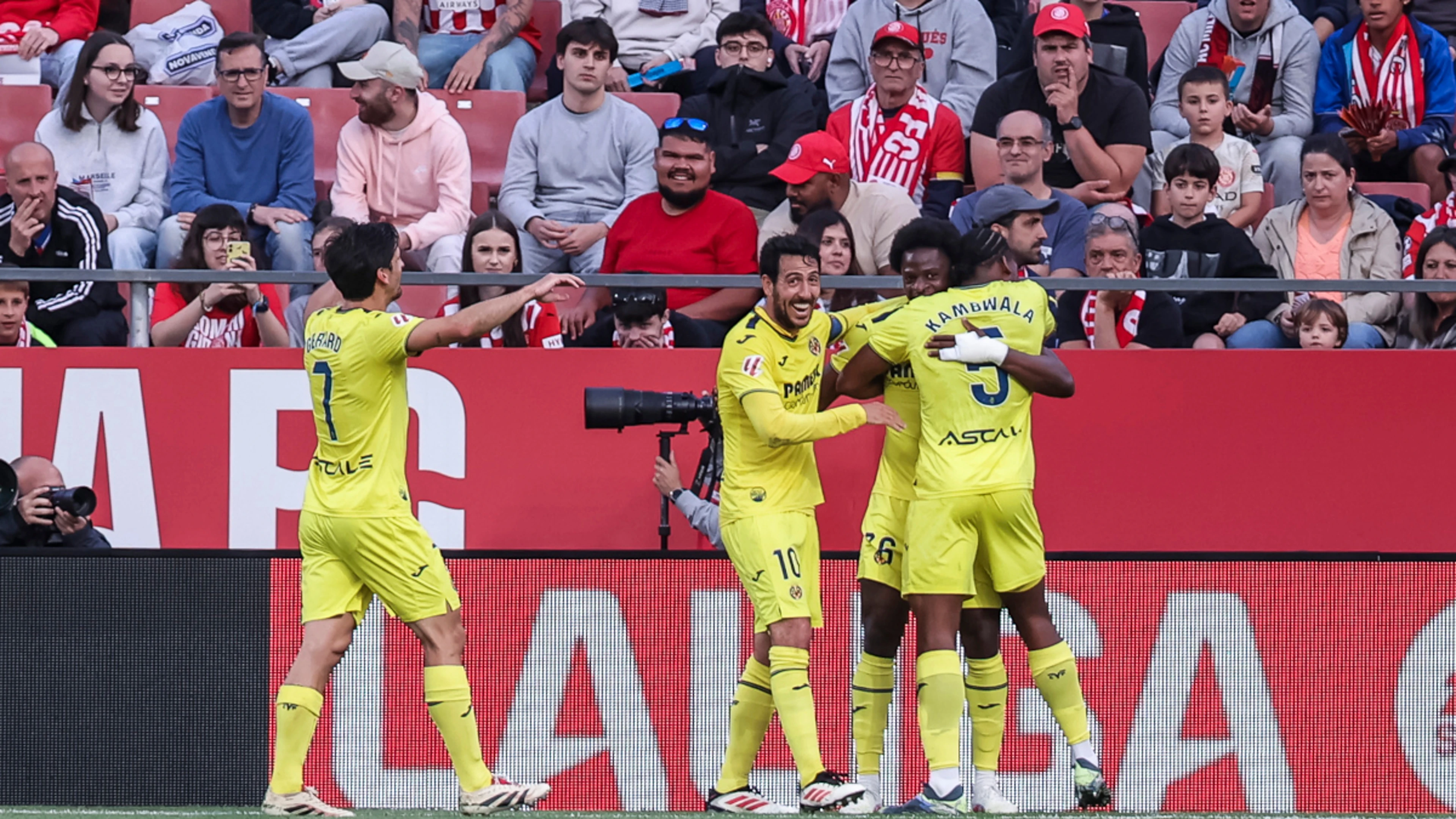 Villarreal edge Girona to maintain Champions League push