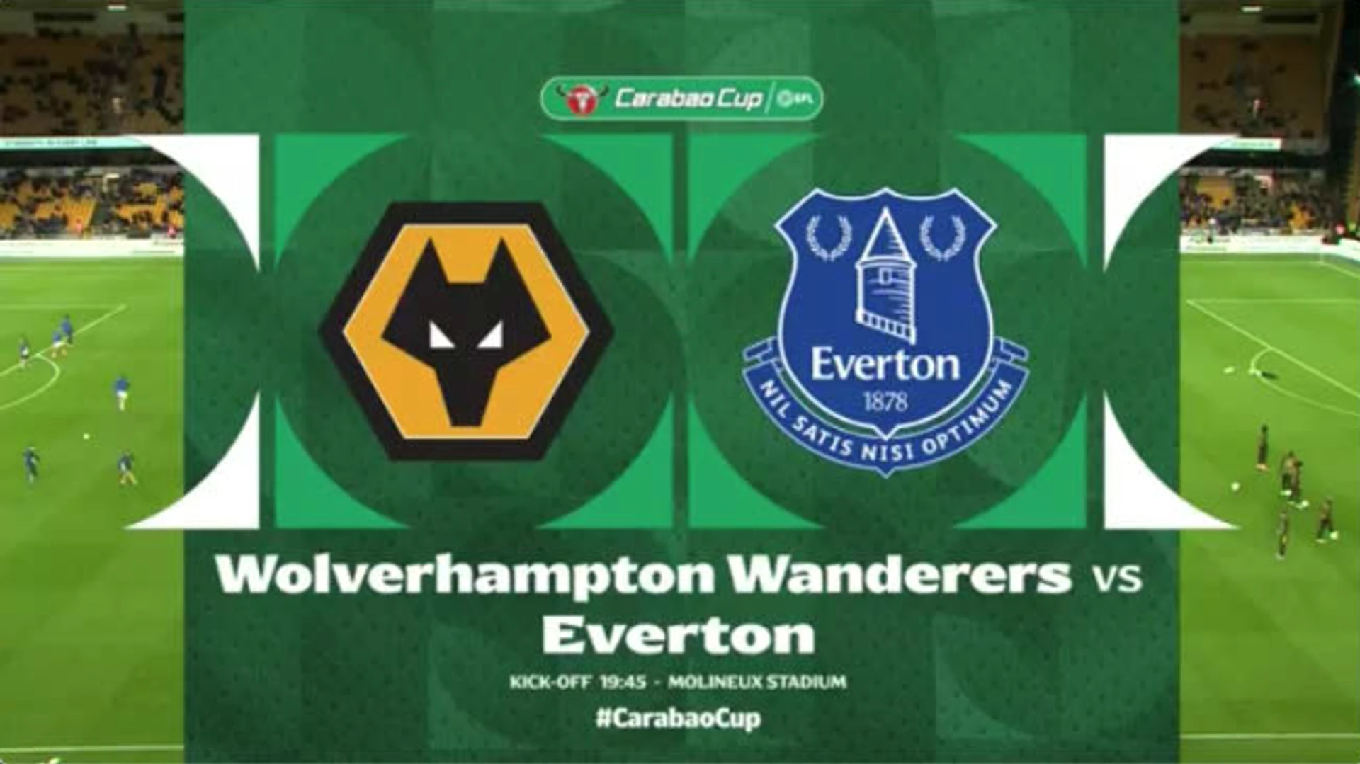 Wolves v Everton | Match Highlights | Carabao Cup