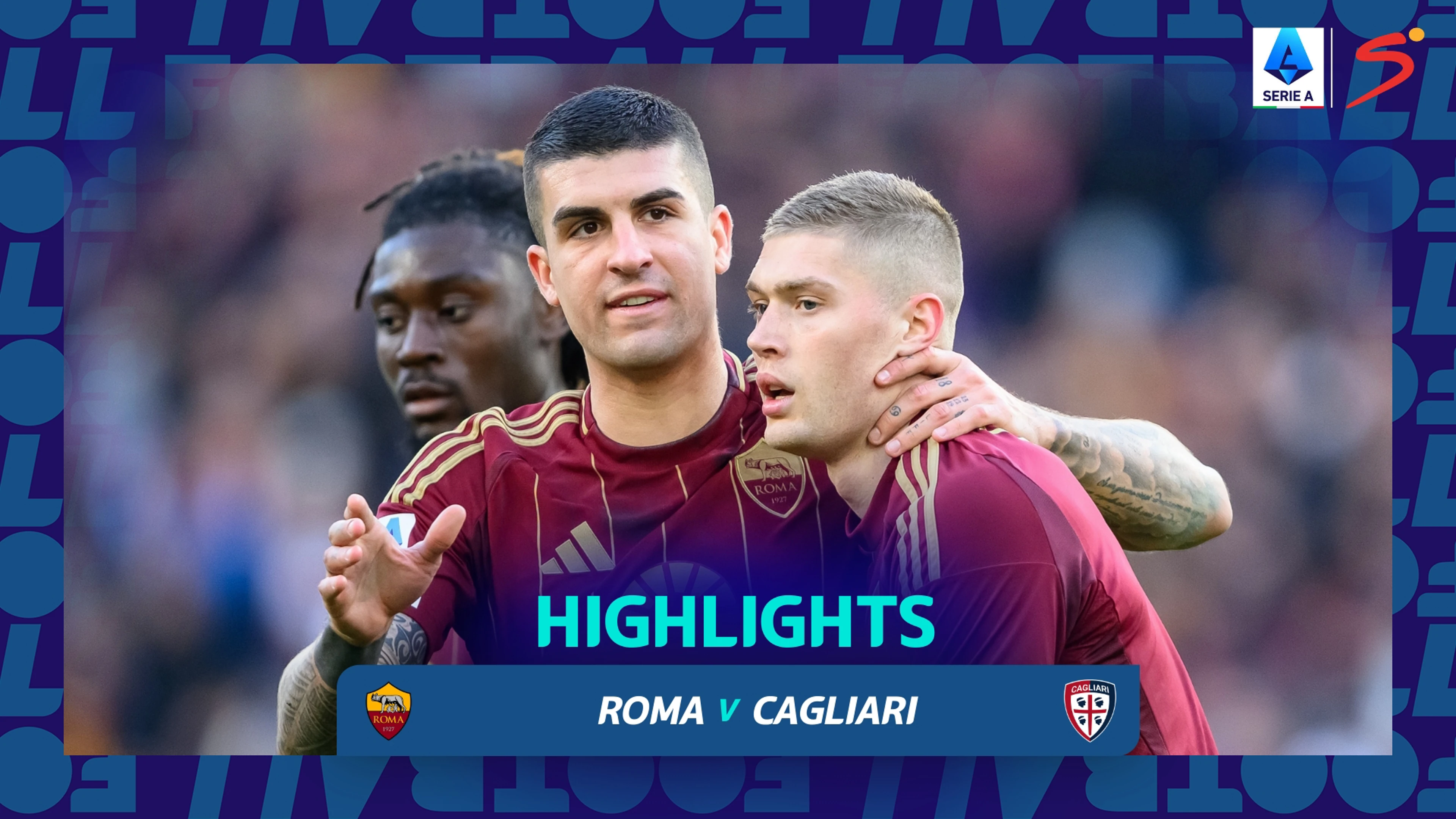 Roma v Cagliari | Match Highlights | Italian Serie A Matchday 29
