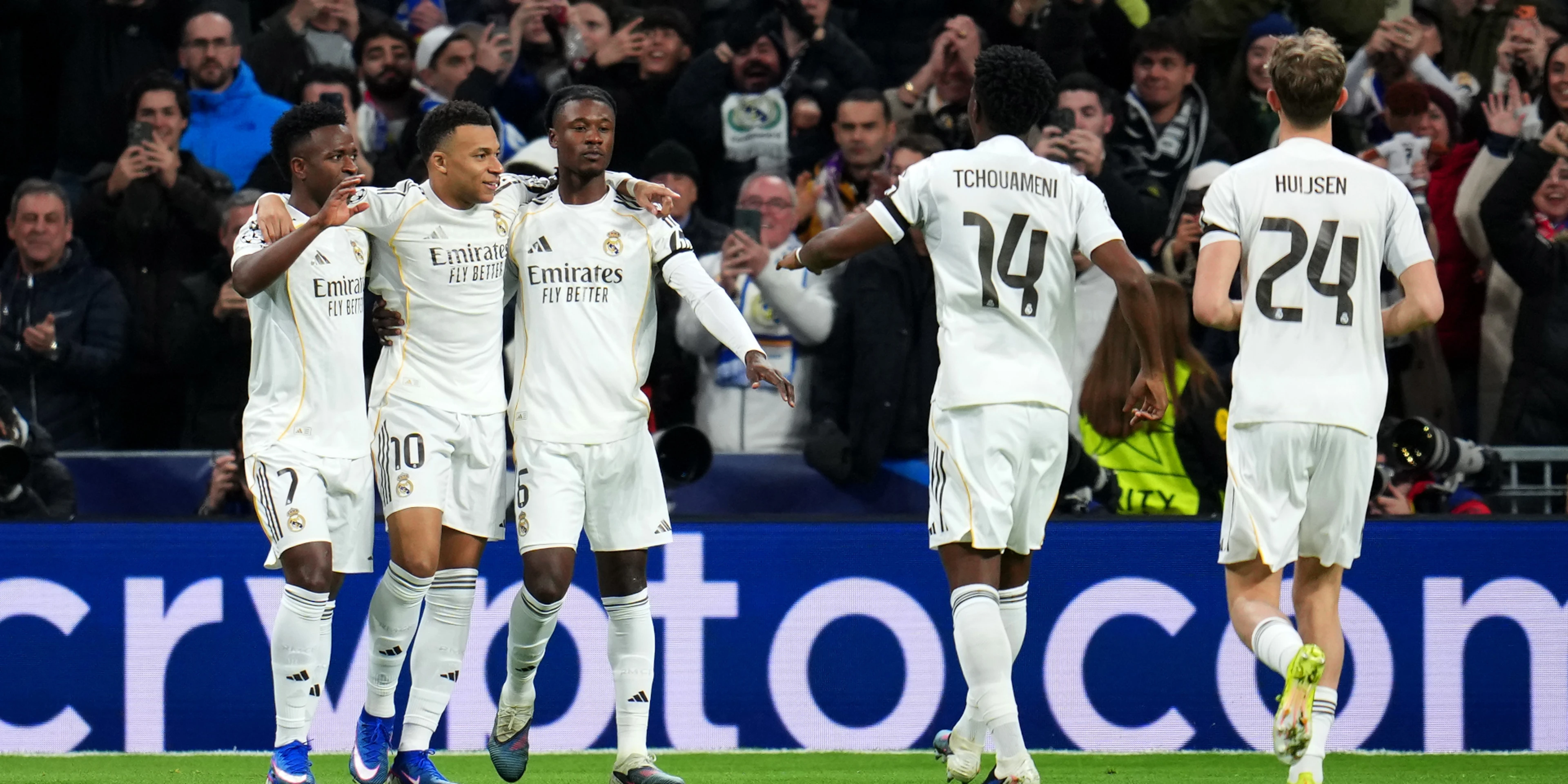 Mbappe, Vinicius help Real Madrid thrash Monaco in Champions League