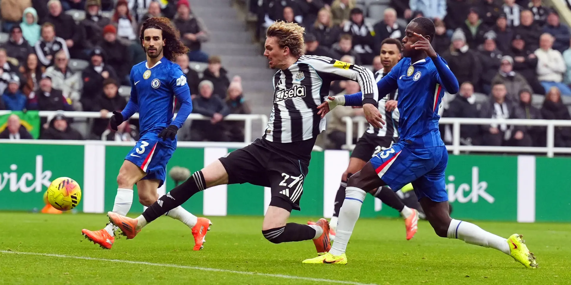 DRAMATIC: Newcastle squander two-goal lead in draw with Chelsea