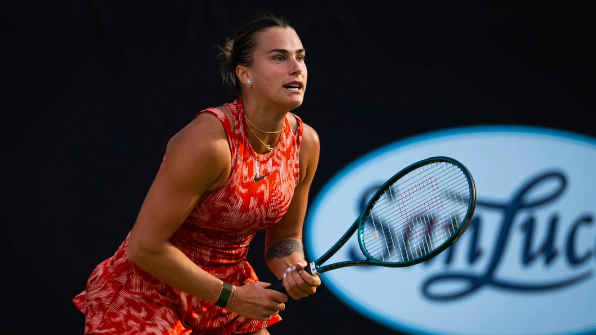 Sabalenka returns from shoulder injury at Washington