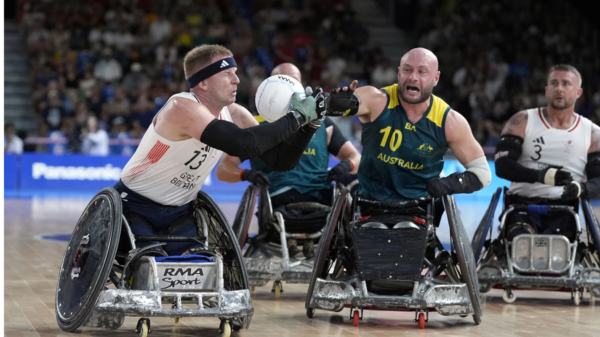 Britain begin Paralympic wheelchair rugby title defence with win