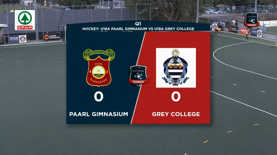 Hoërskool Gimnasium Paarl vs Grey College Match Highlights SuperSport Schools Hockey