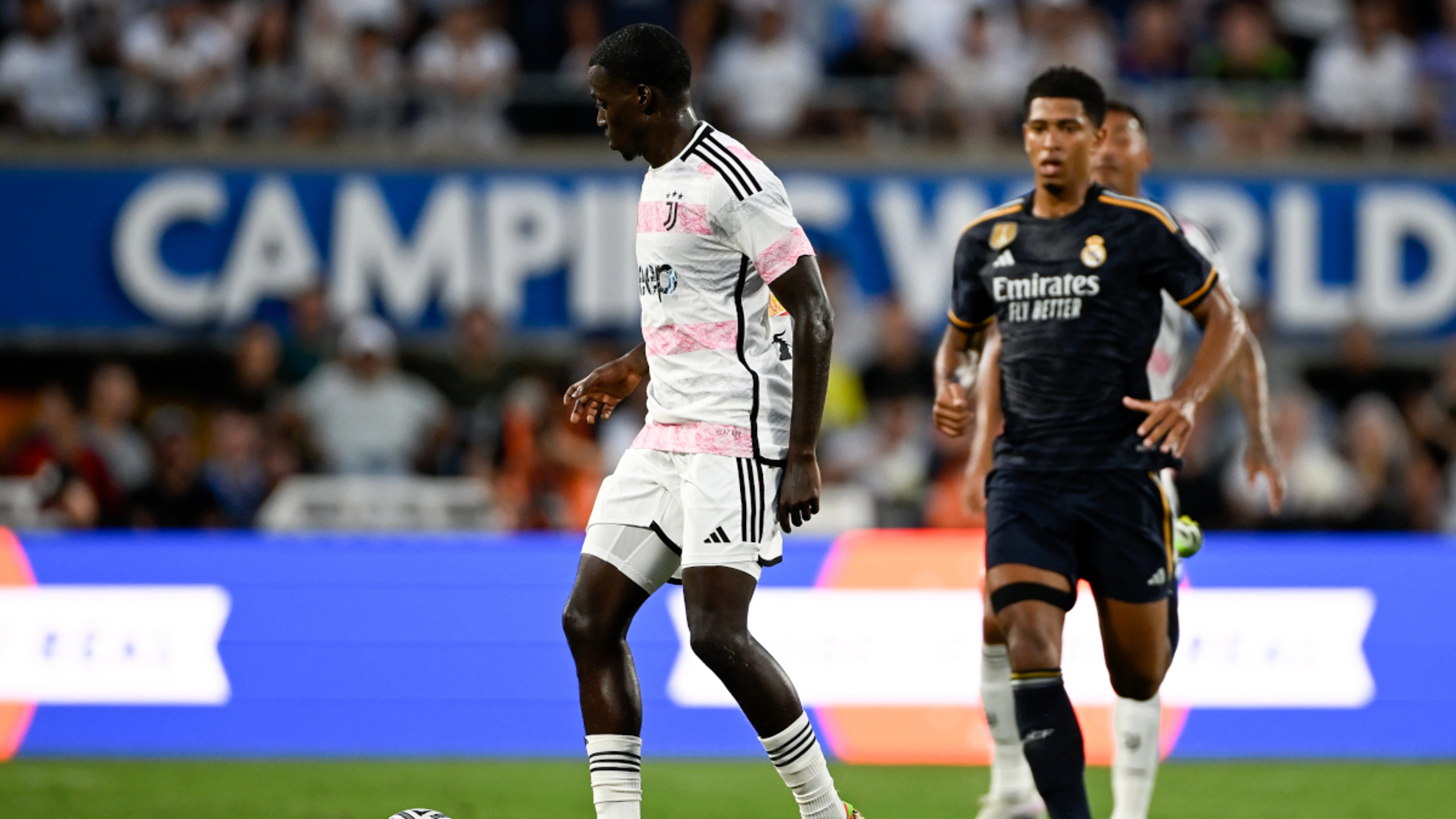 Weah off the mark as Juventus down Madrid