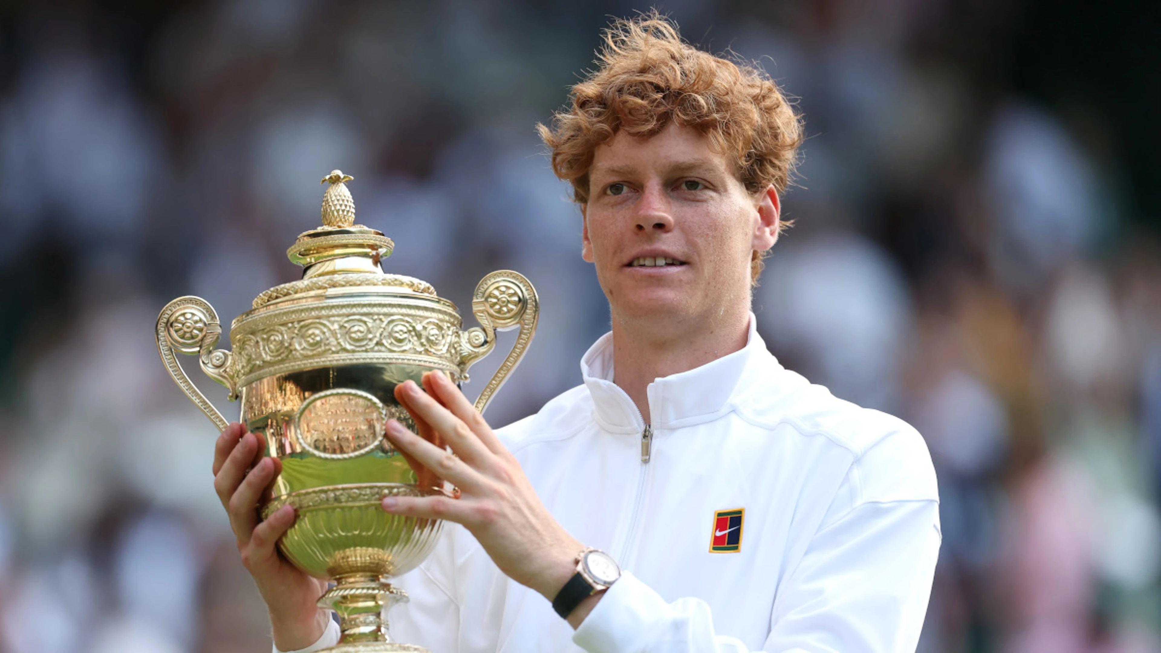 Sinner downs Alcaraz to win first Wimbledon