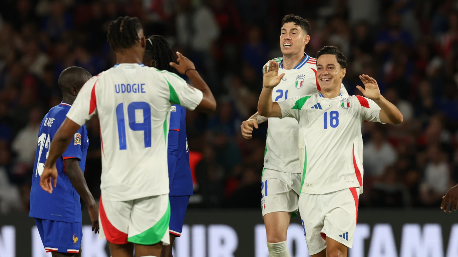 Italy beat France in Nations League despite conceding inside 13 seconds