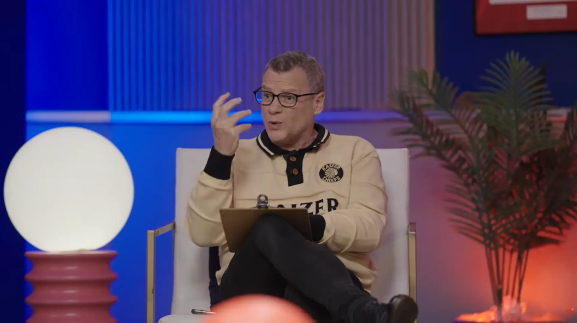 We don't do scripts. We don't operate with outocue