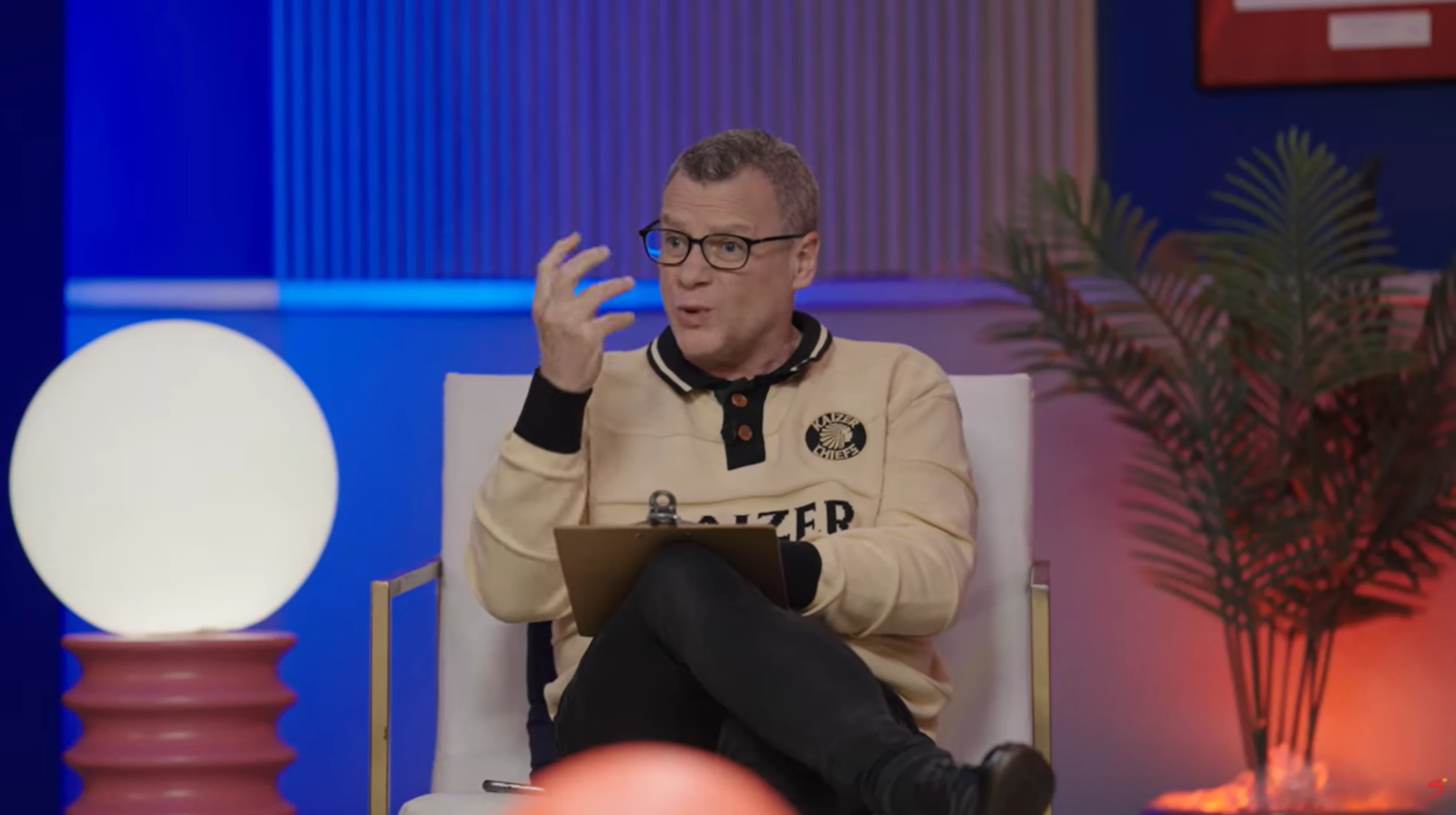 We don't do scripts. We don't operate with outocue