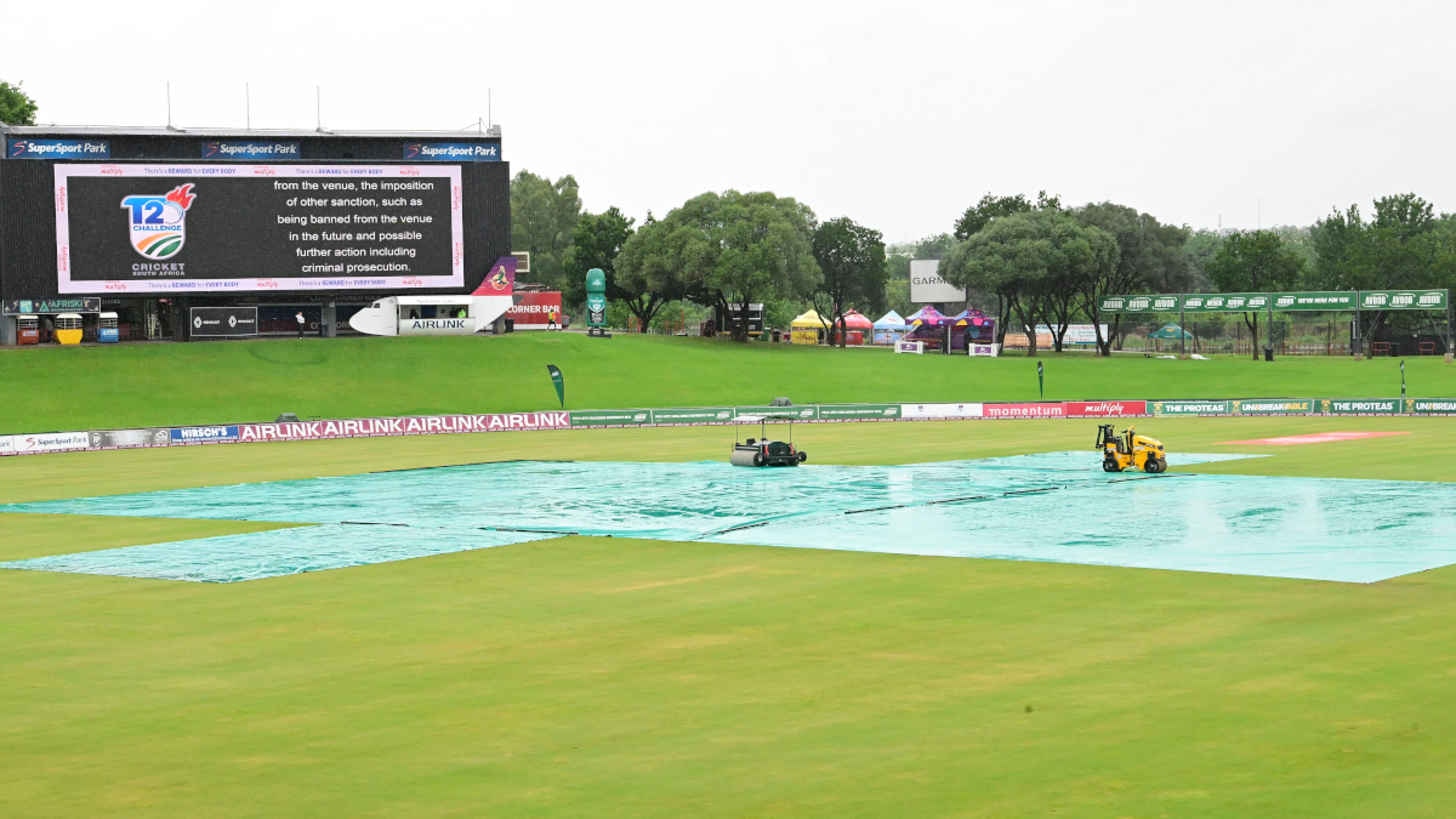 Titans and Lions share the spoils after CSA T20 washout