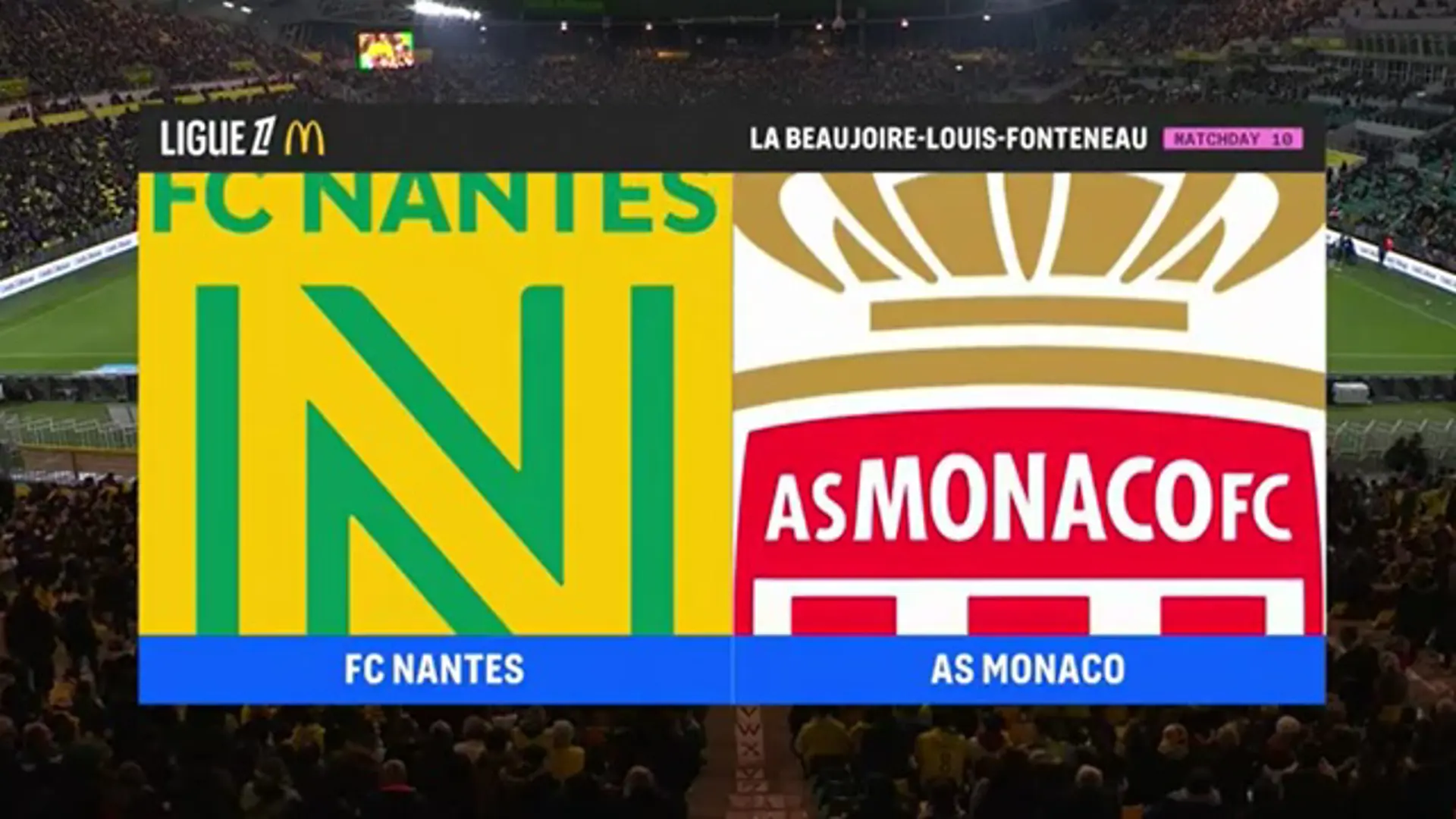 FC Nantes v AS Monaco | Match Highlights | French Ligue 1