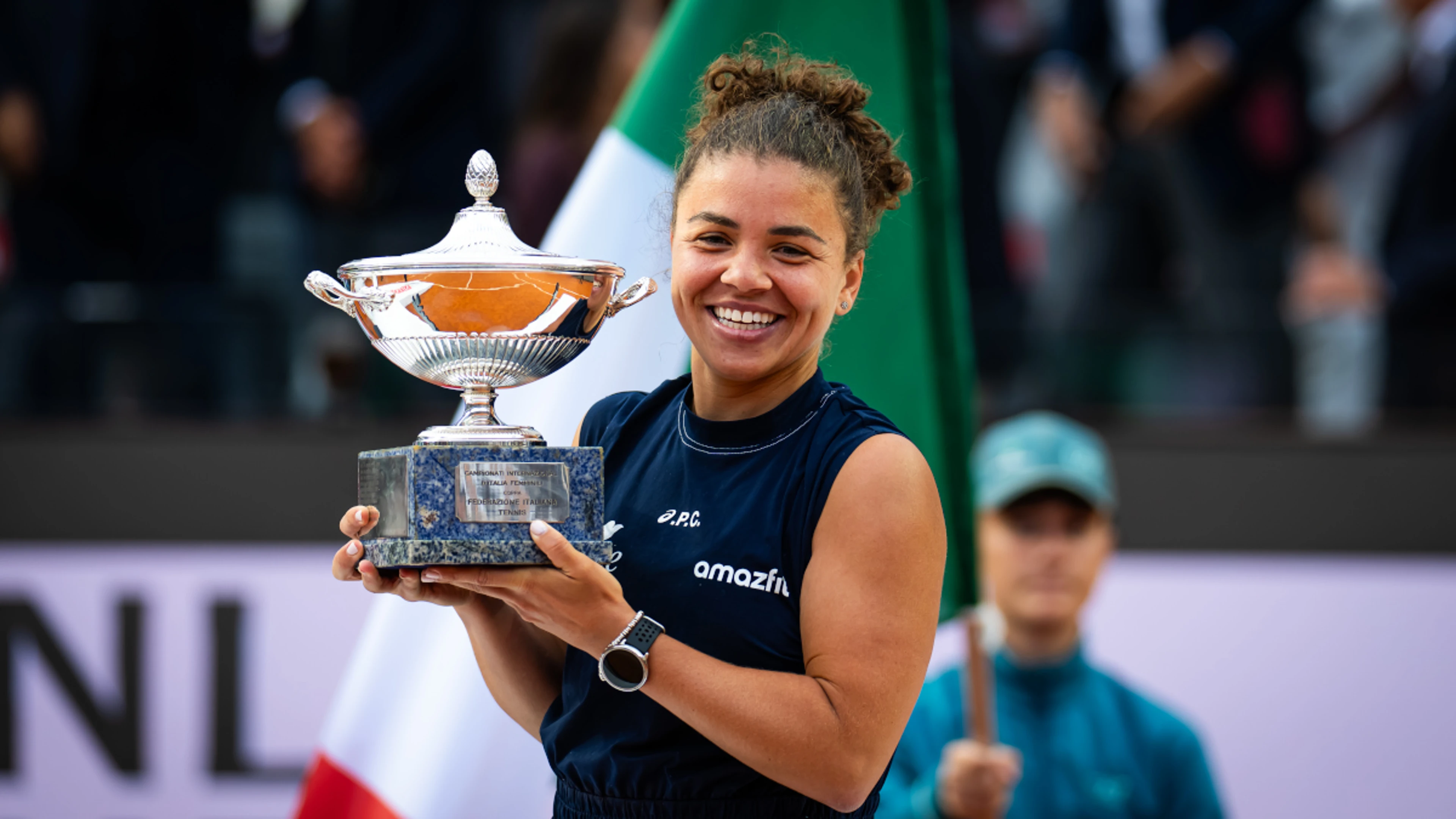 Joyous Paolini makes history seeing off Gauff to win Italian Open
