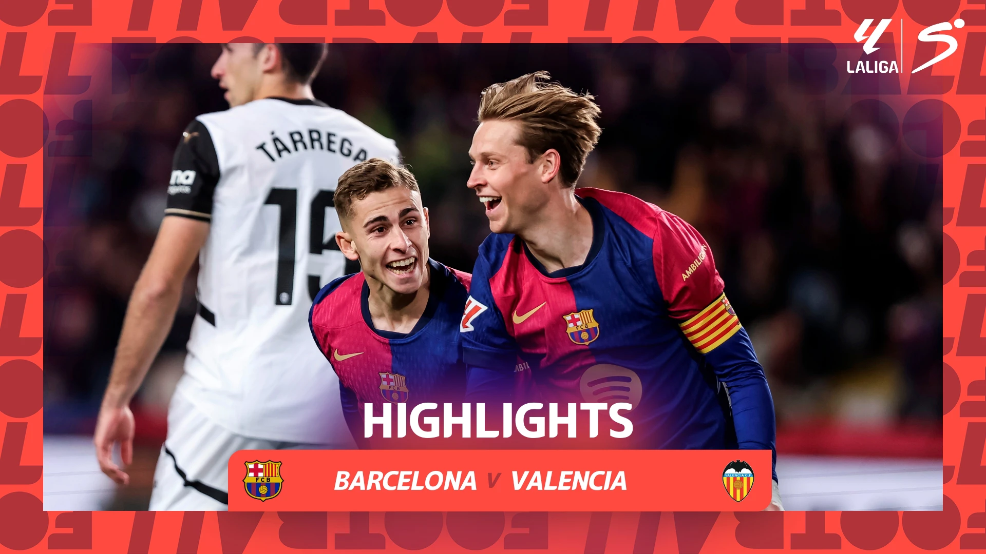 Barcelona v Valencia | Match Highlights | LaLiga EA Sports Matchday 21