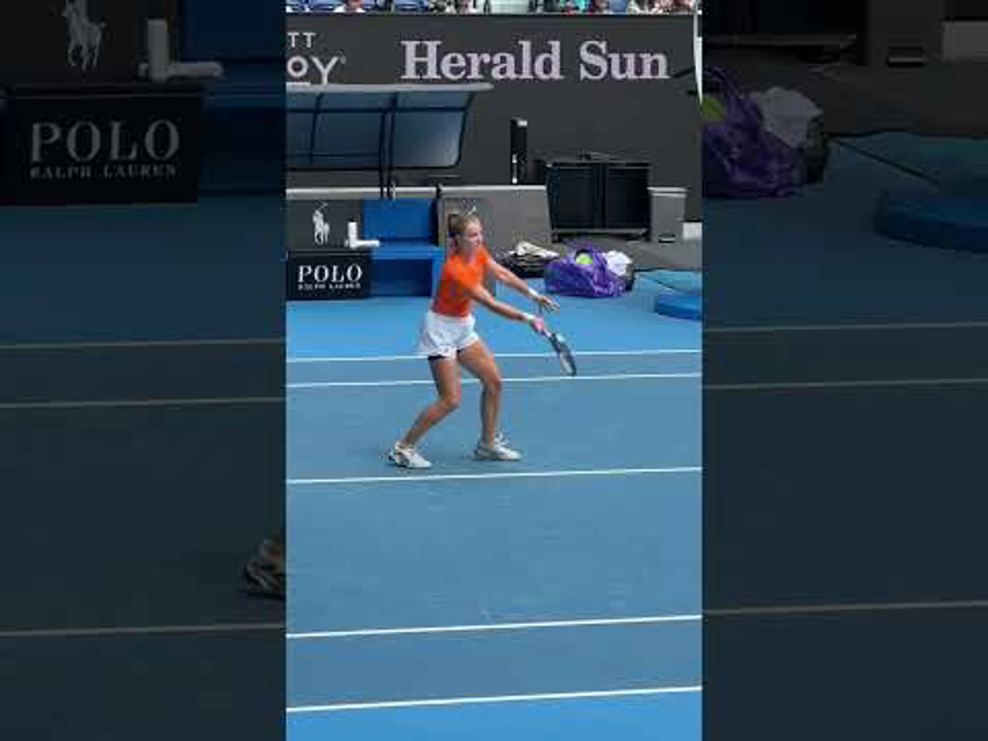 Clean striking from Coco, velvet touch from Muchova