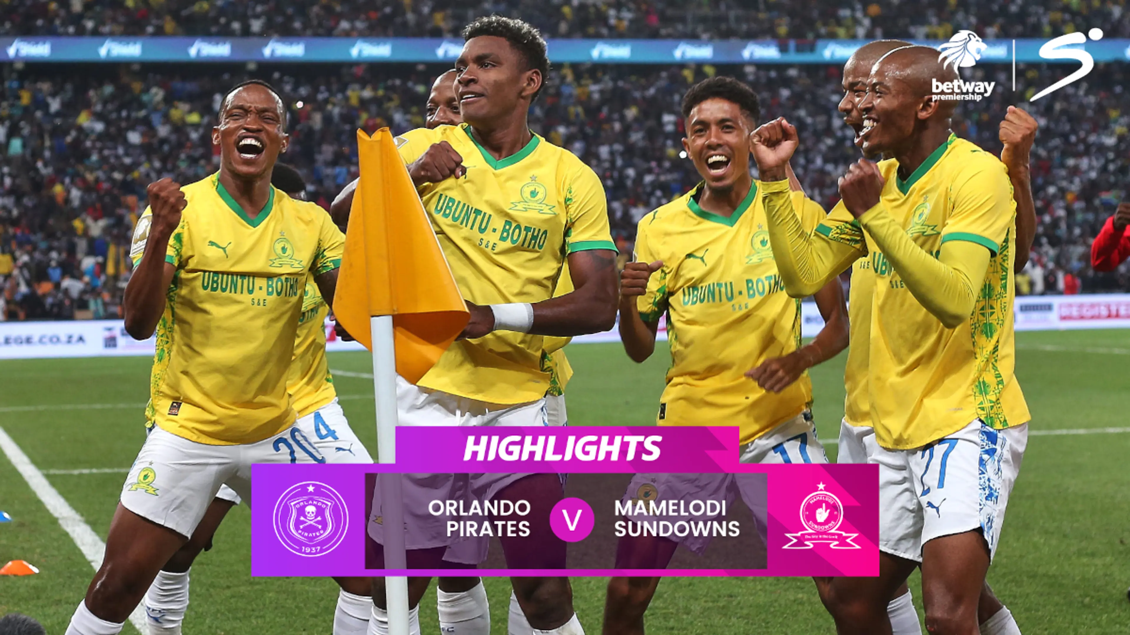 Orlando Pirates v Mamelodi Sundowns | Match in 5 Minutes | Betway Premiership