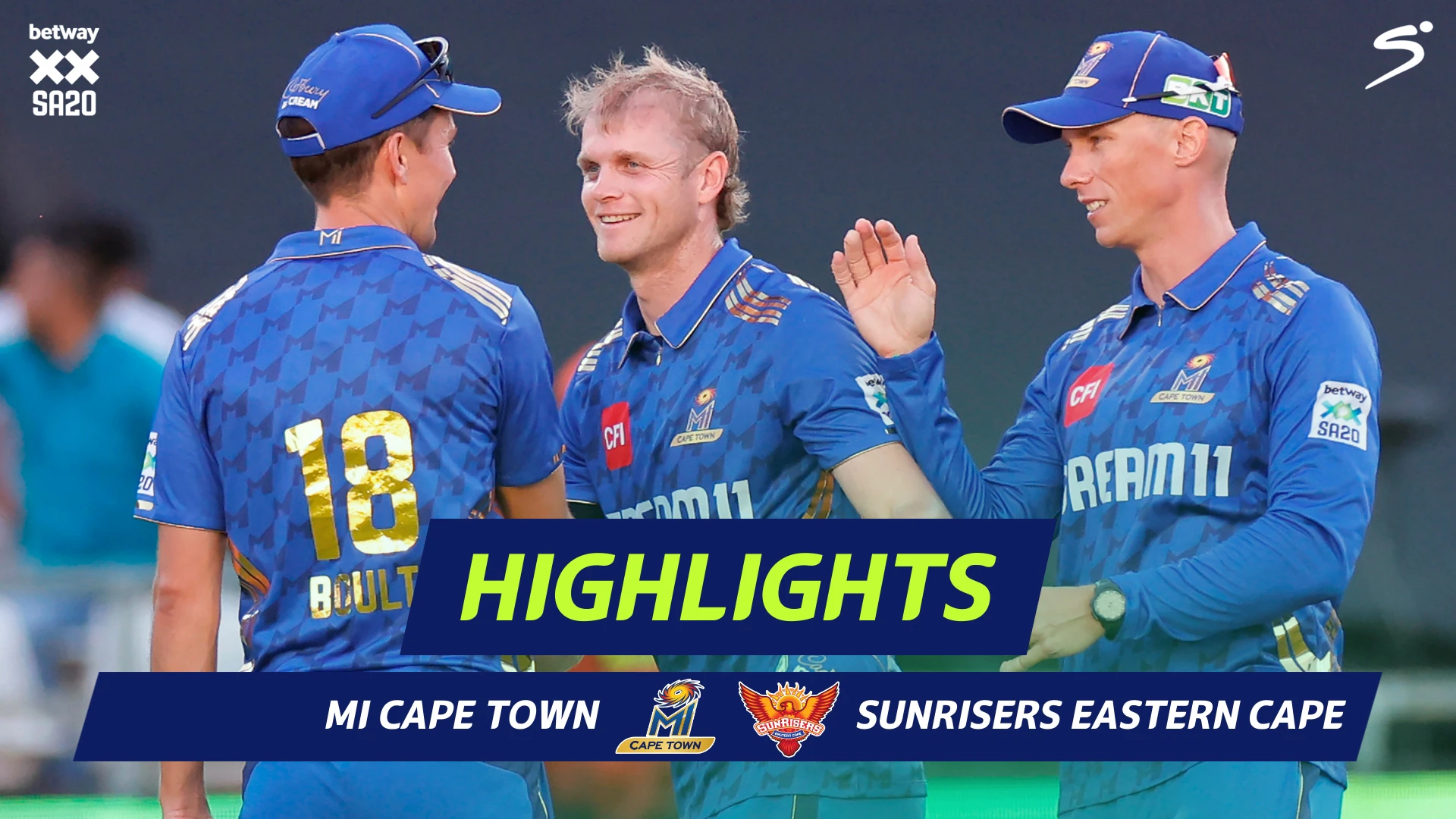 MI Cape Town v Sunrisers Eastern Cape | Short Highlights | Betway SA20