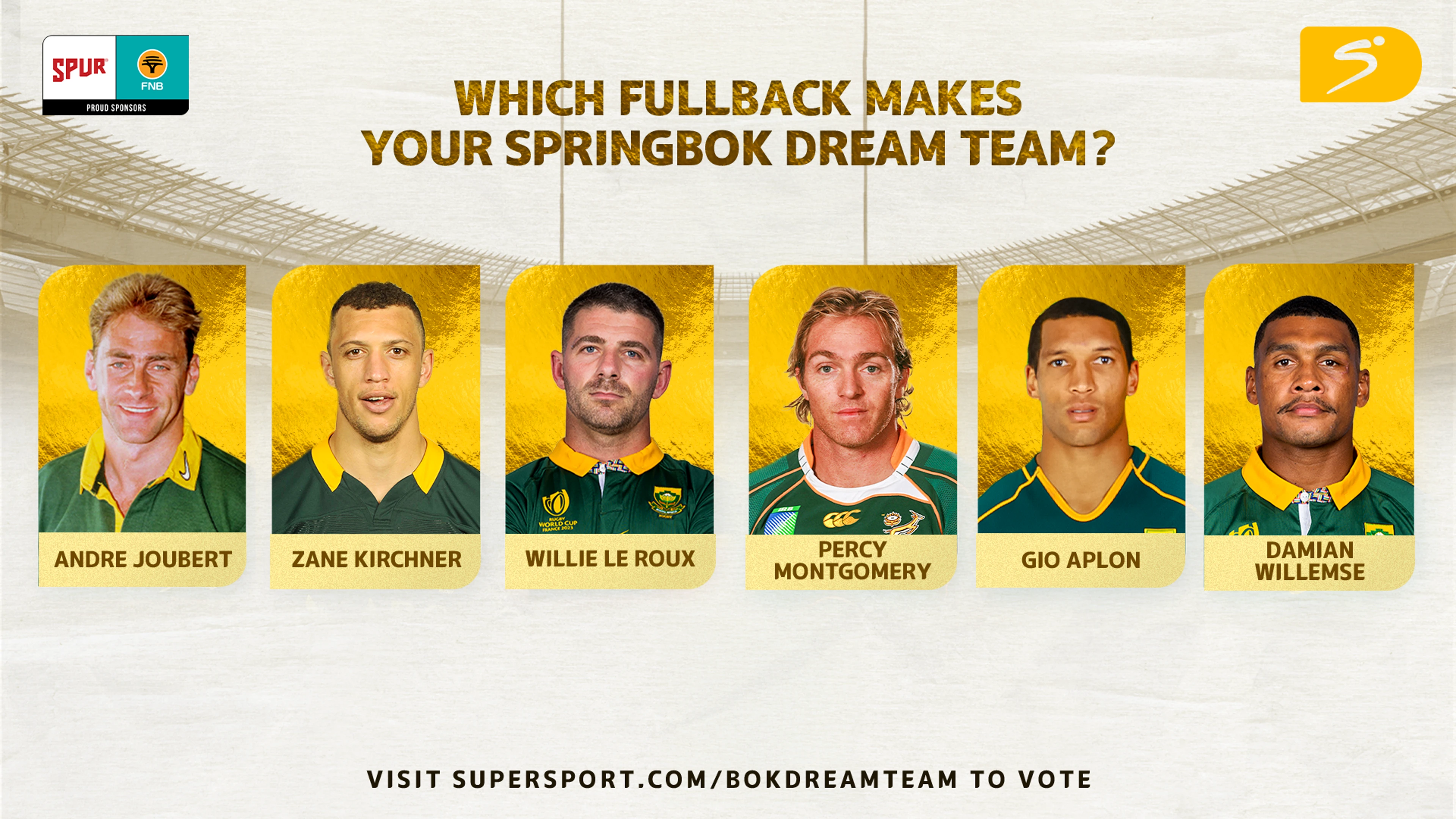 BOK DREAM TEAM: Who is your favourite fullback?