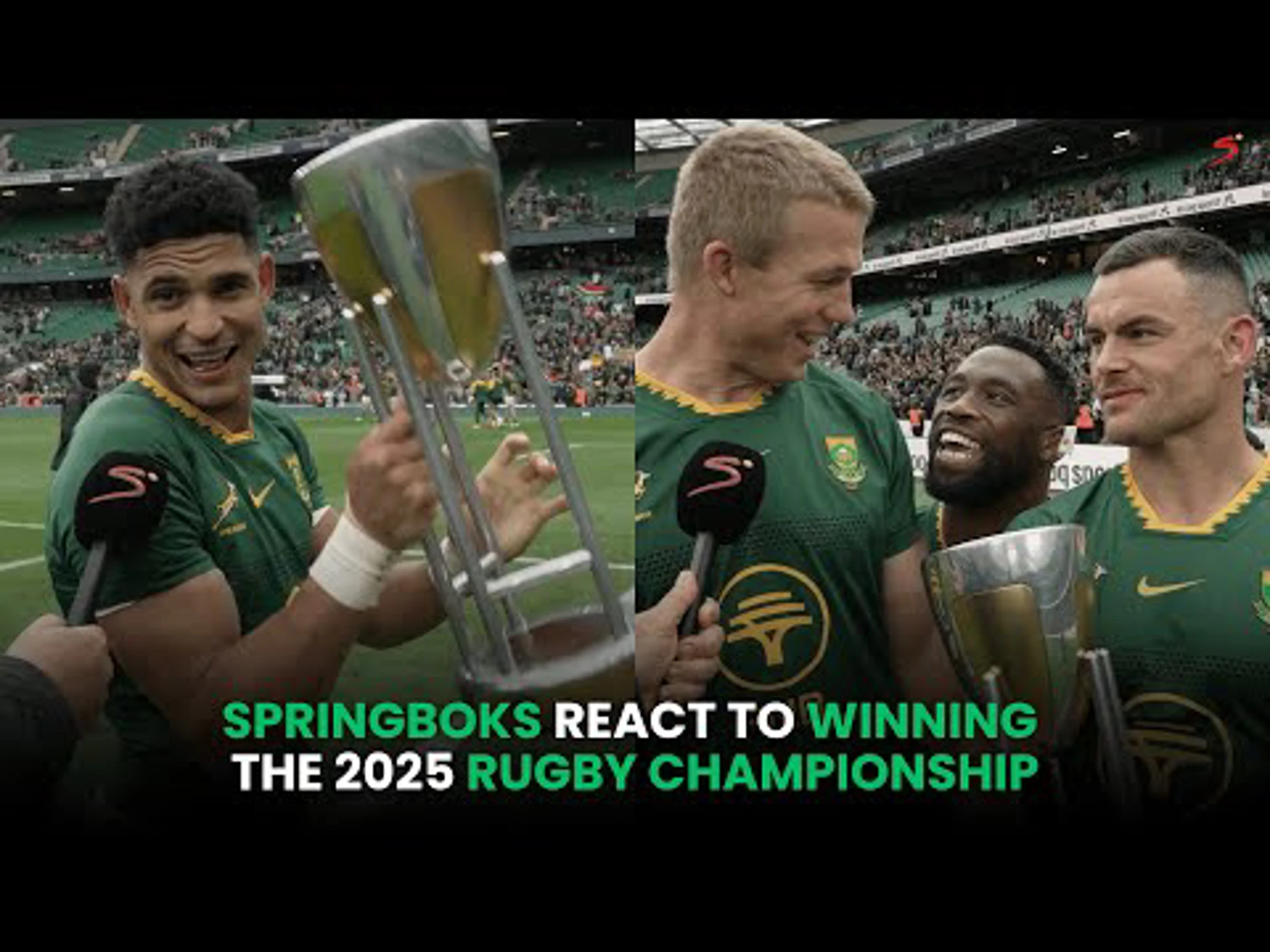 Springboks React To Winning The Rugby Championship
