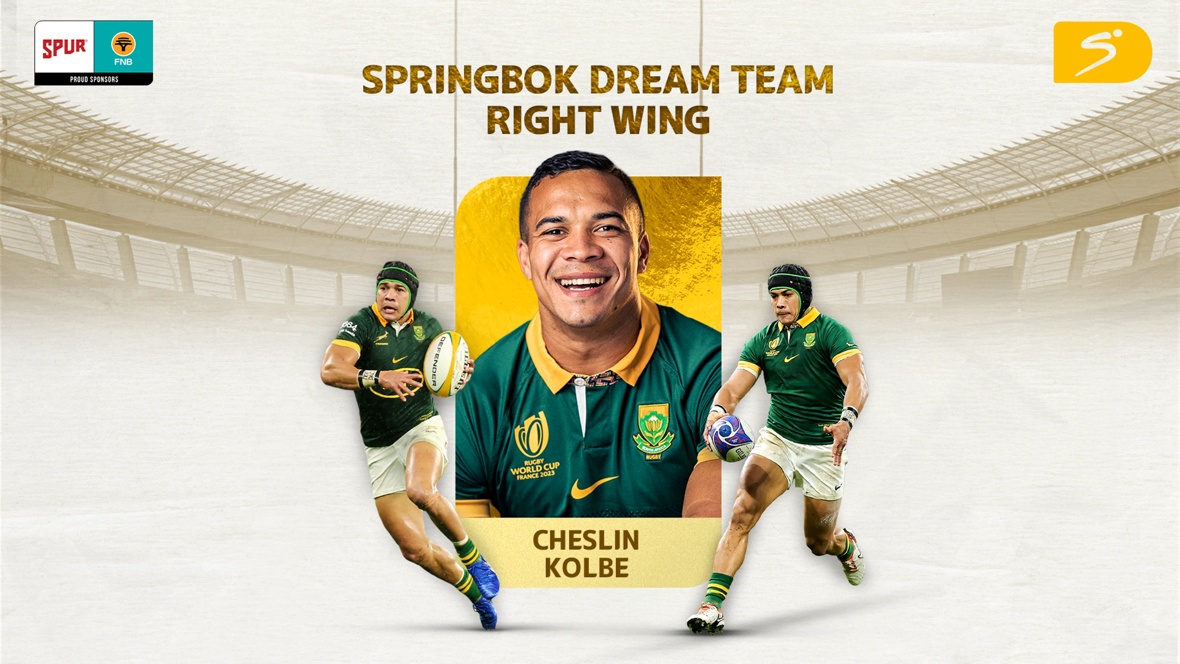 BOK DREAM TEAM: Kolbe locks down the right wing spot