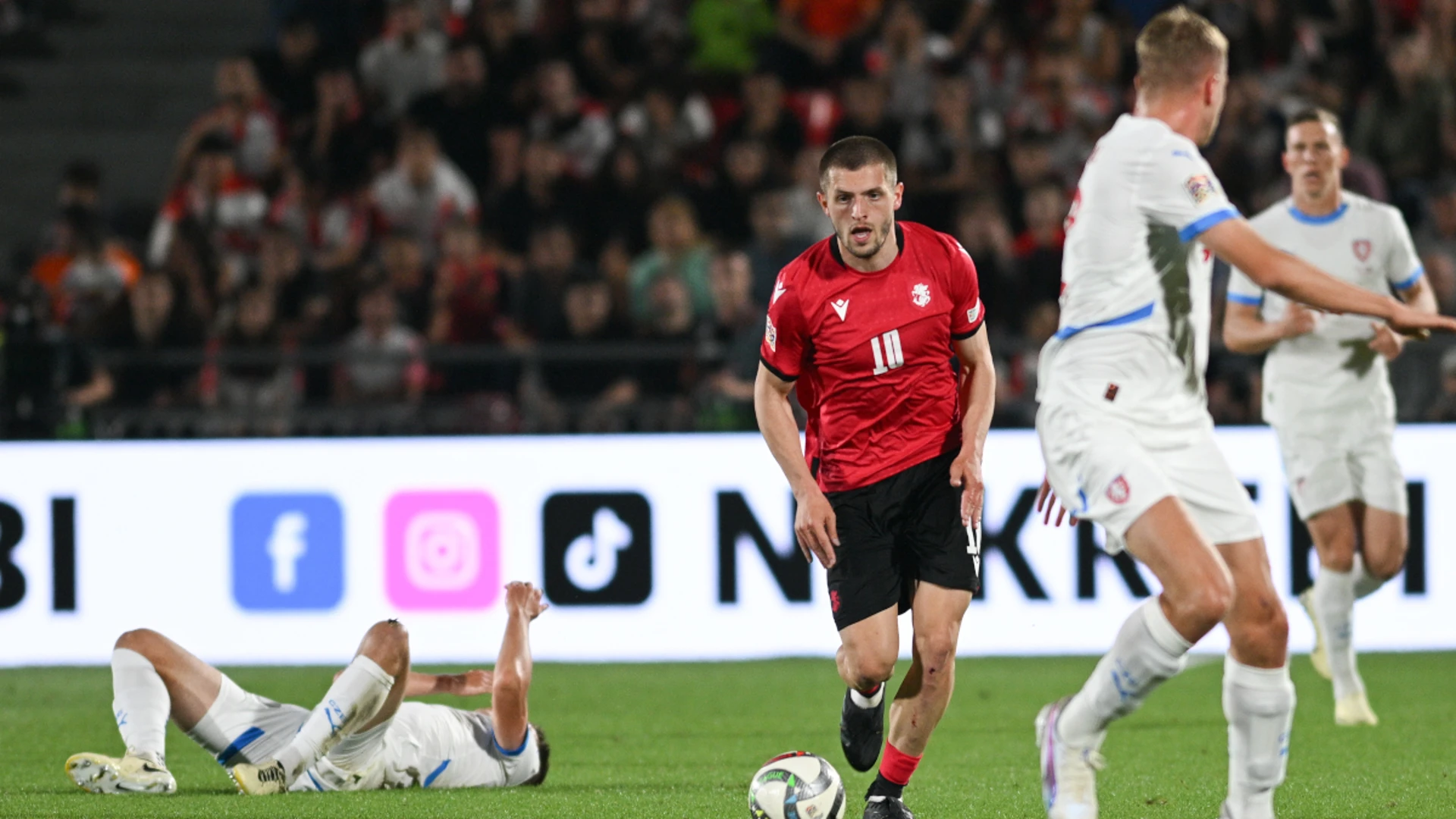 Georgia thrash Czechs in Nations League opener