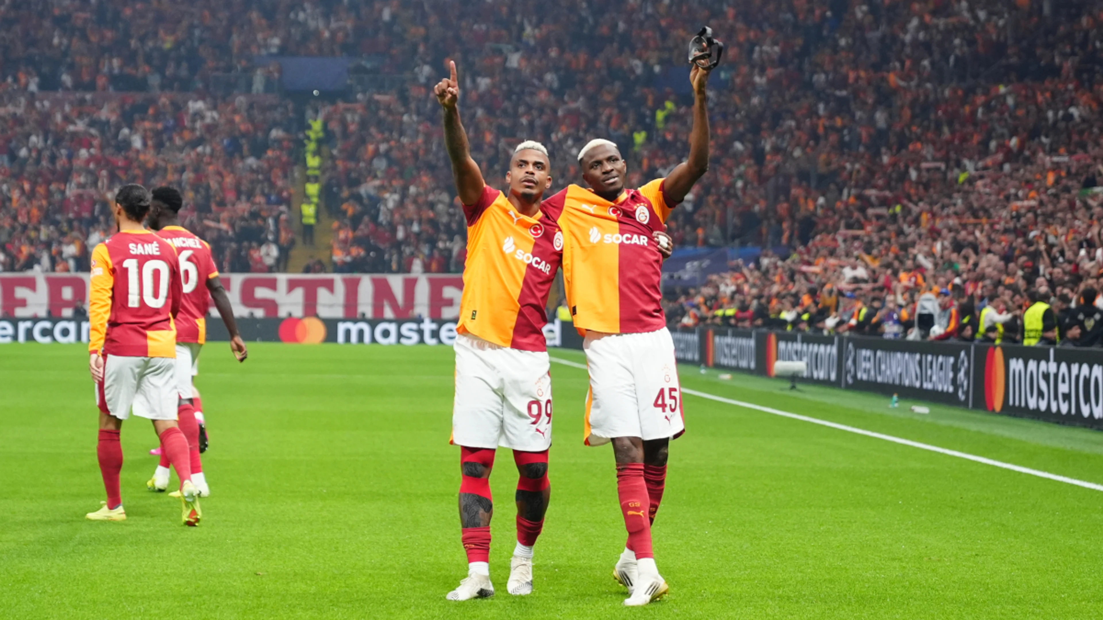 Osimhen double guides Galatasaray to win over Bodo/Glimt