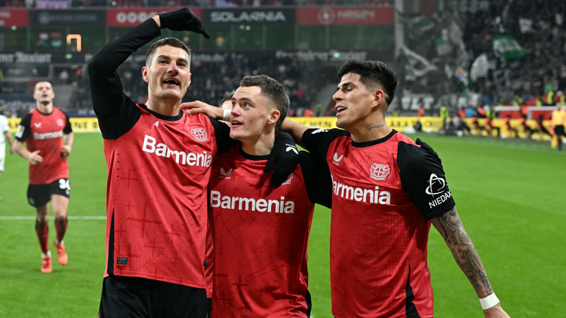 Wirtz scores twice in Leverkusen's win over Gladbach