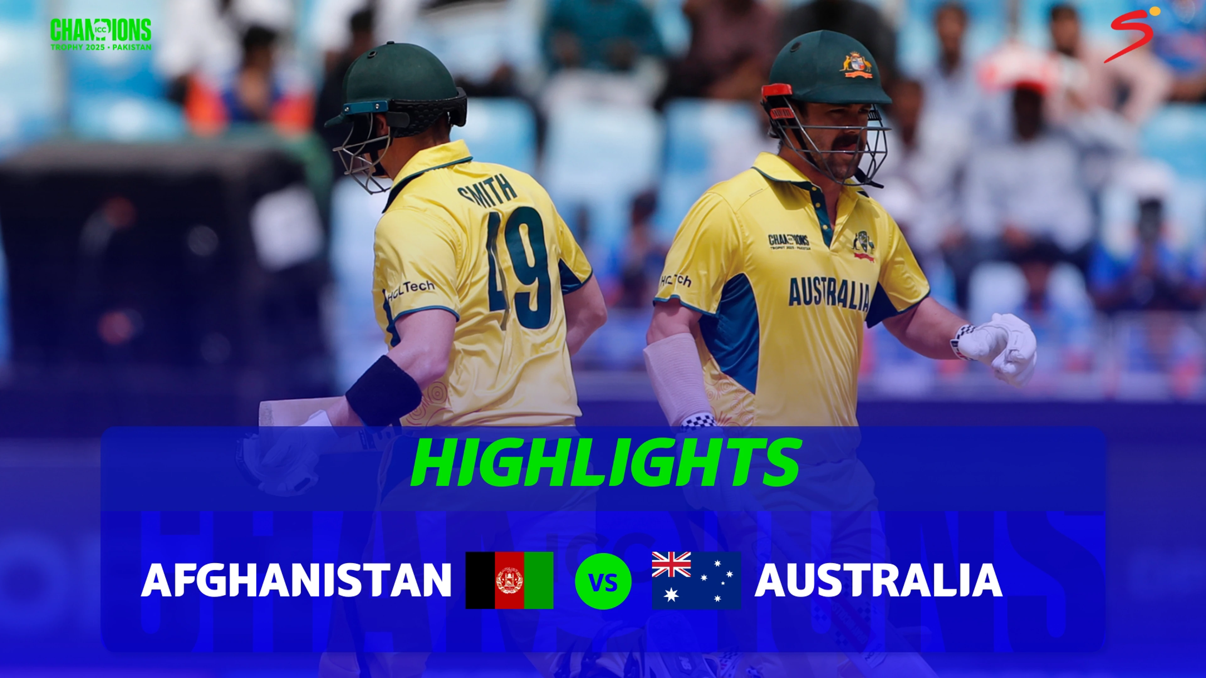 Afghanistan v Australia | Match Highlights | ICC Champions Trophy