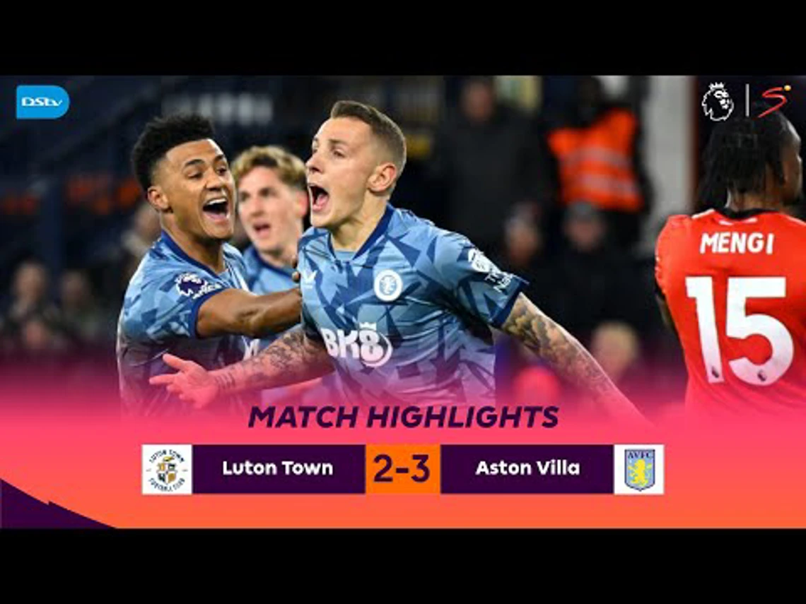 Luton Town v Aston Villa | Match in 3 Minutes | Premier League