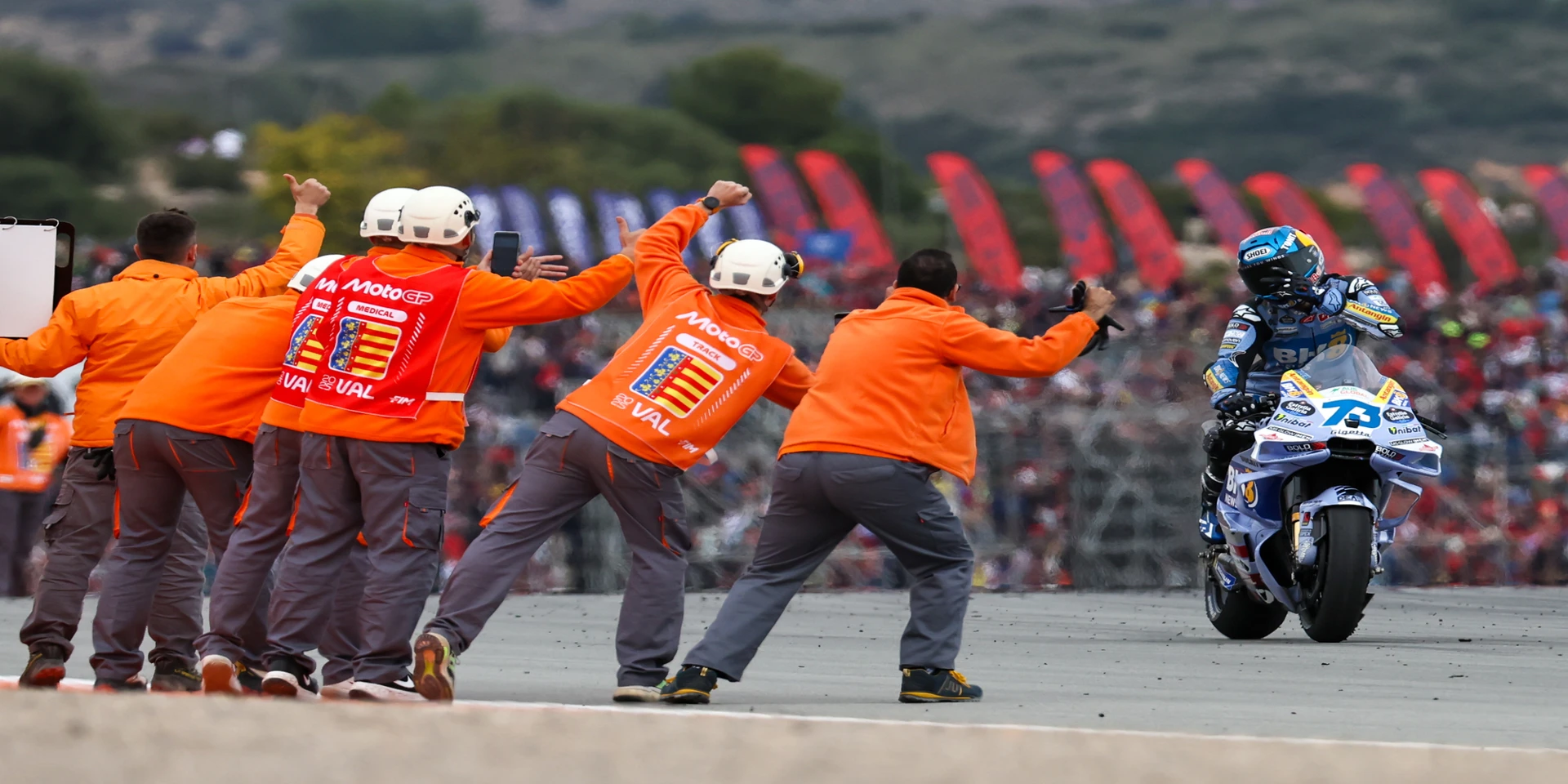 VICTORY IN VALENCIA: Alex Marques claims sprint honours