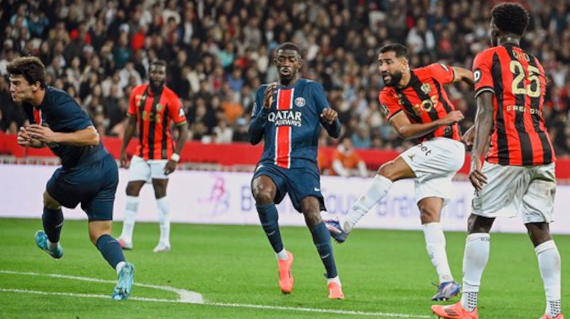 PSG held by Nice to leave Monaco clear at top of Ligue 1